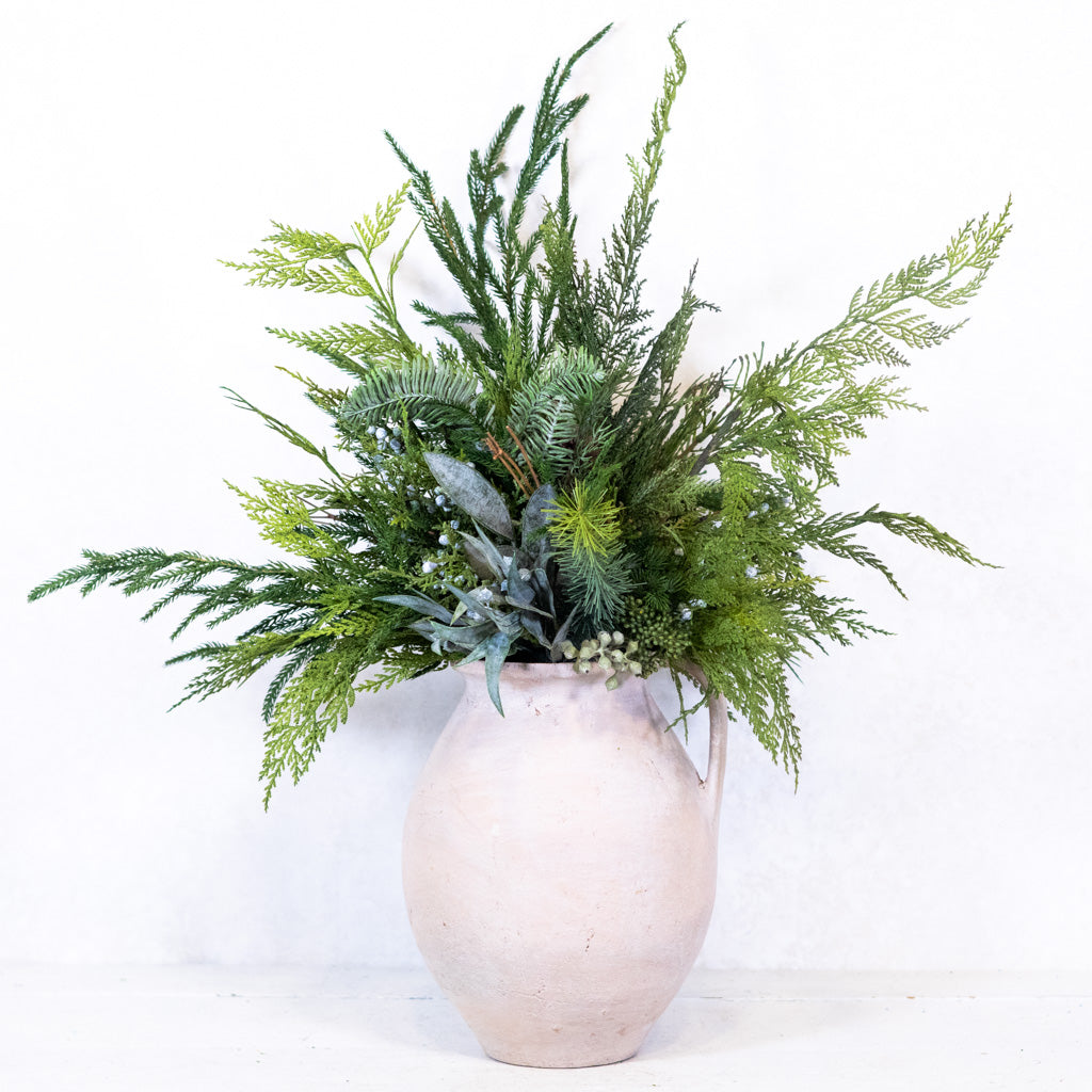 Grand Faux Real Evergreen Bouquet