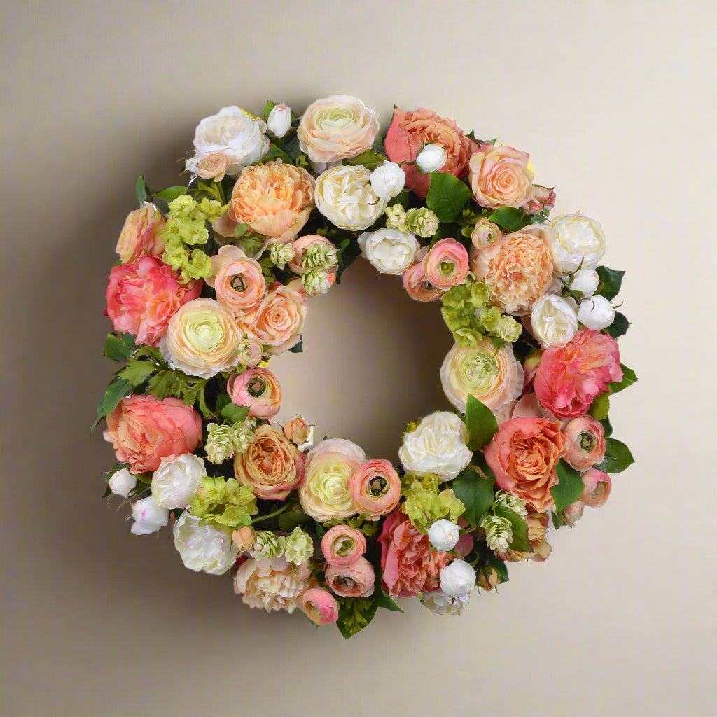 Rose Ranunculus Wreath