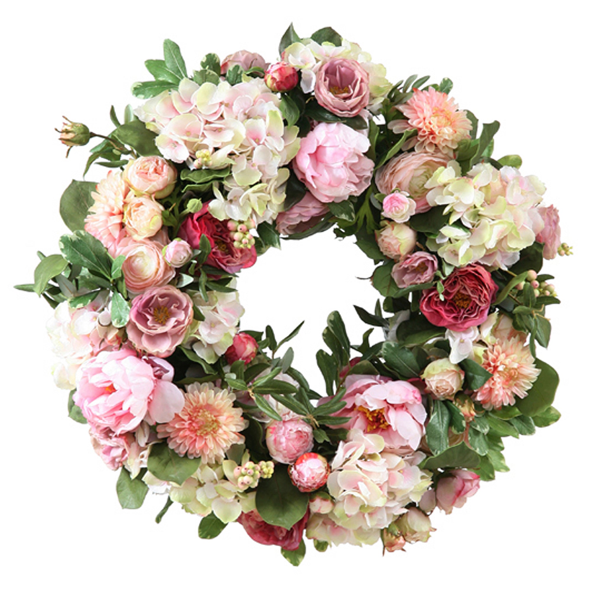 Rose Ranunculus Wreath
