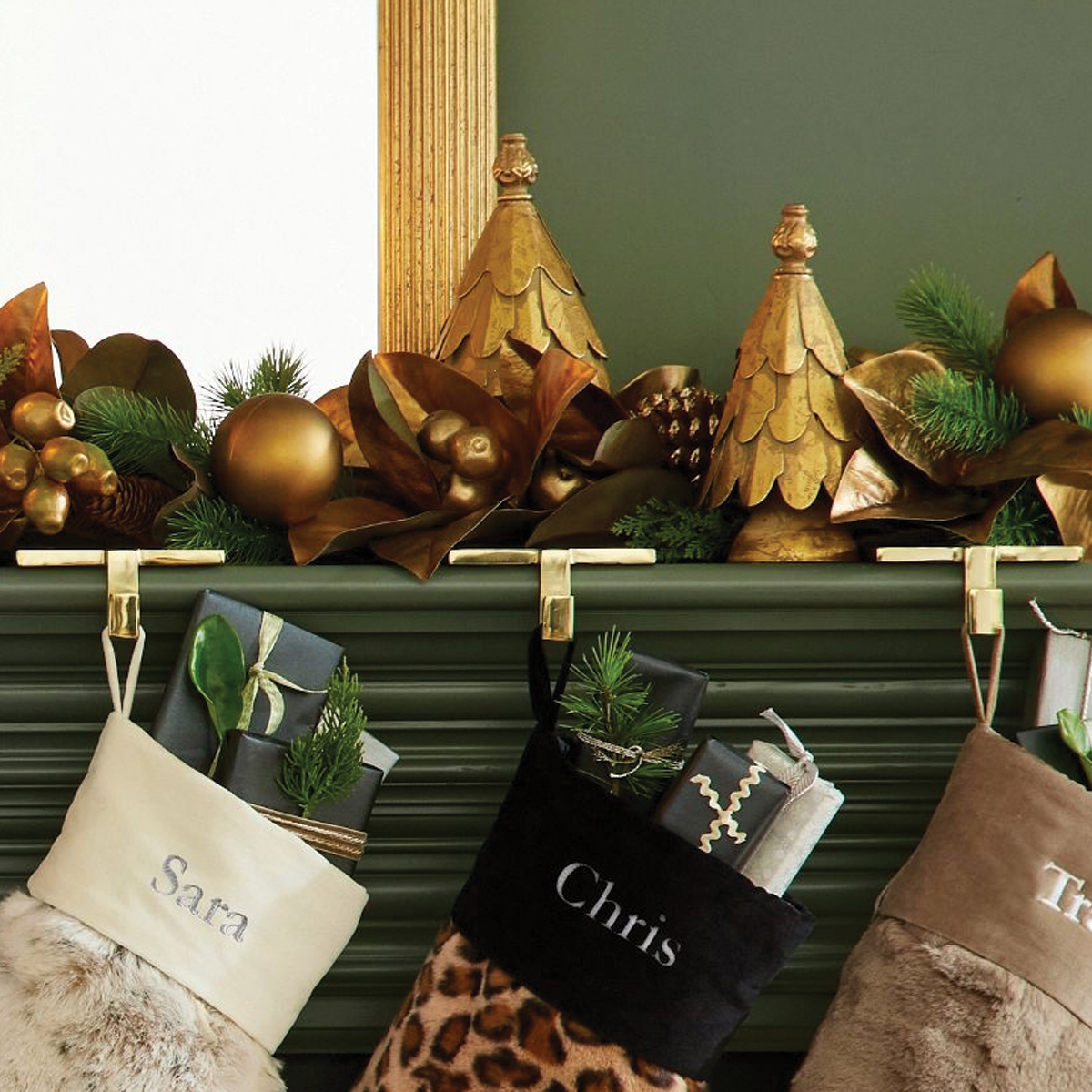Gold Stocking Holder