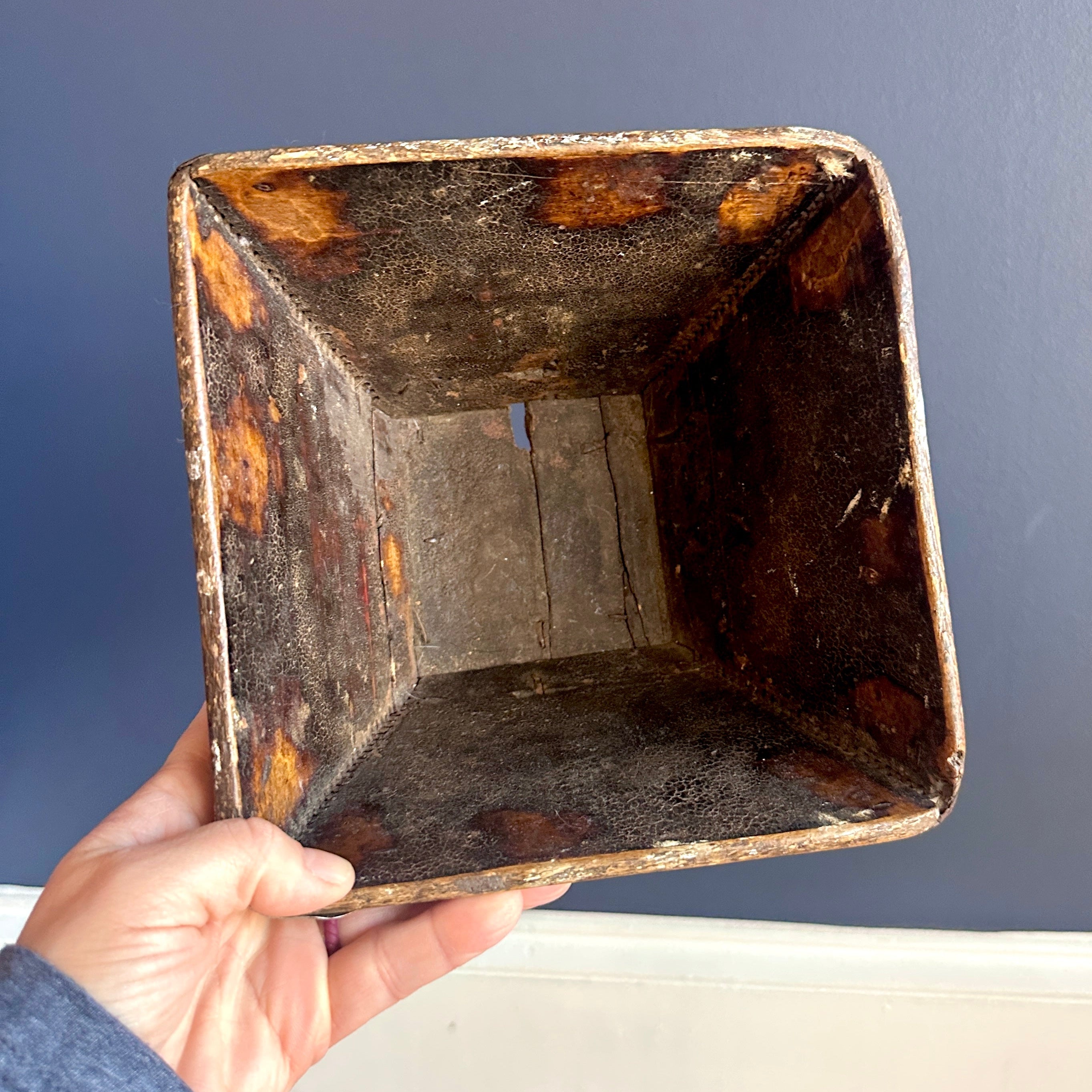 Vintage Small Wooden Rice Measurer