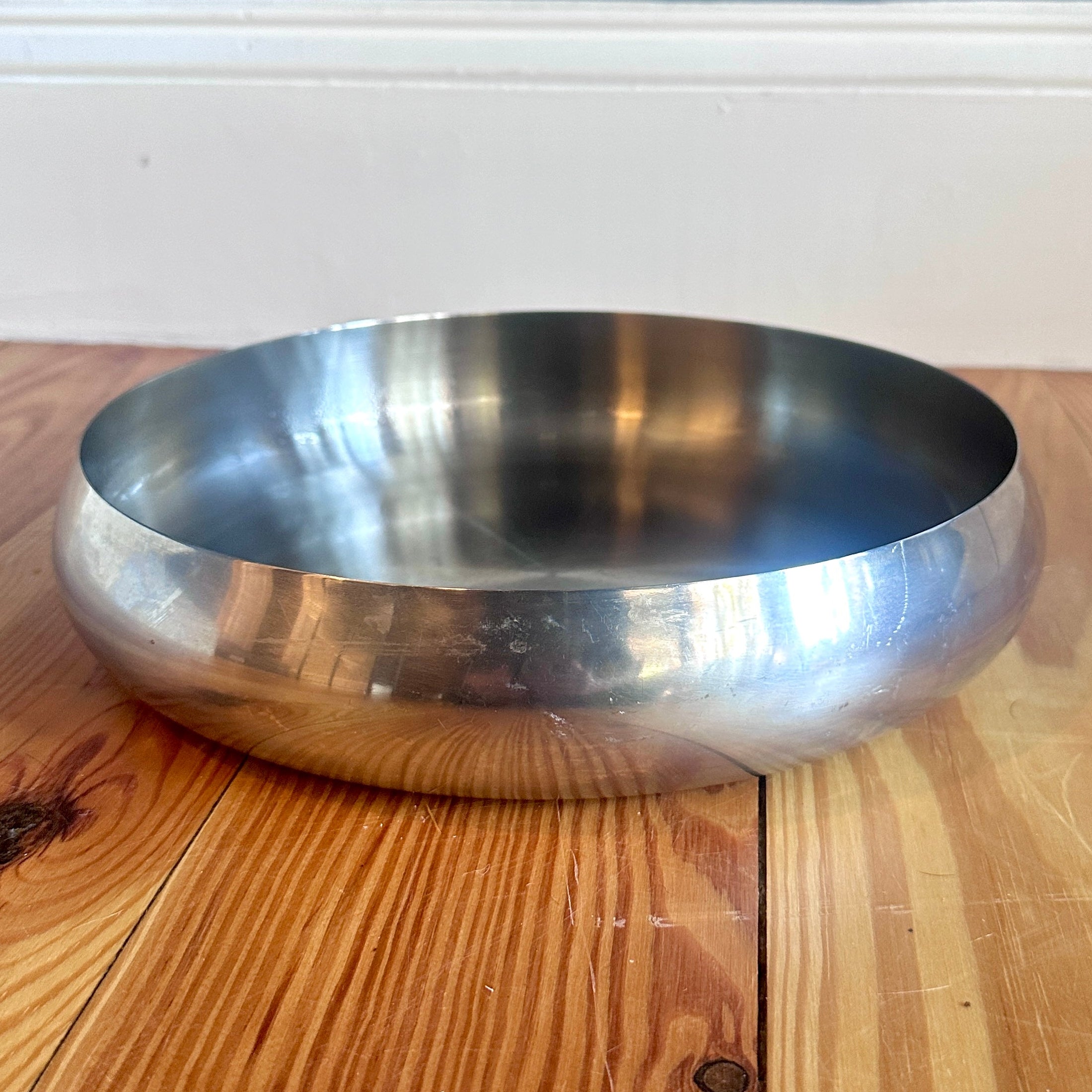 Stainless Steel Shallow Bowl/Planter