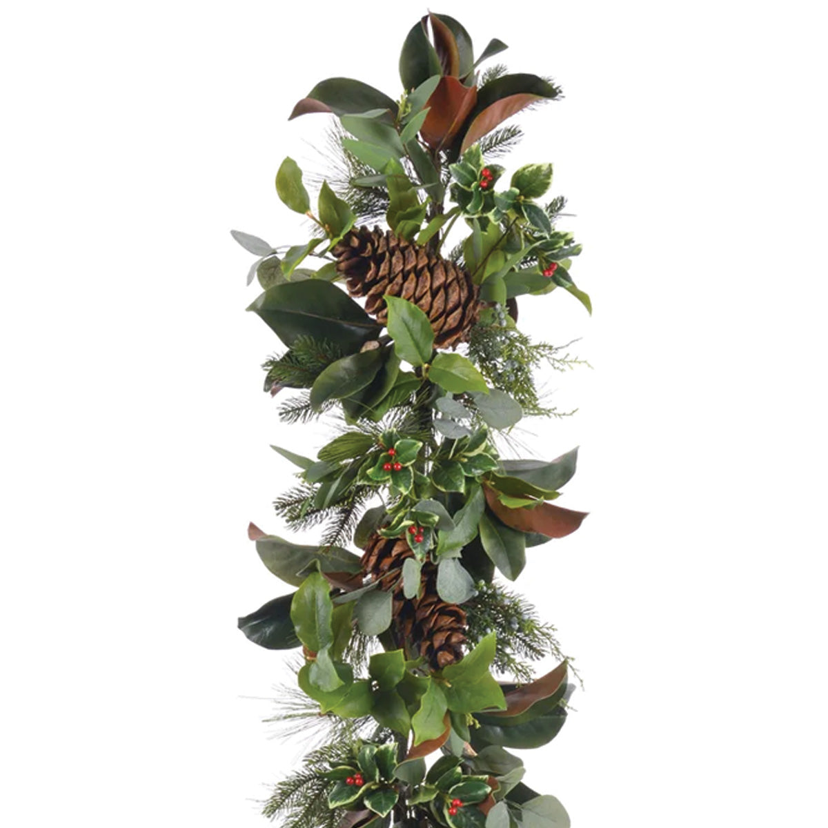 Green American Holiday Garland 5'
