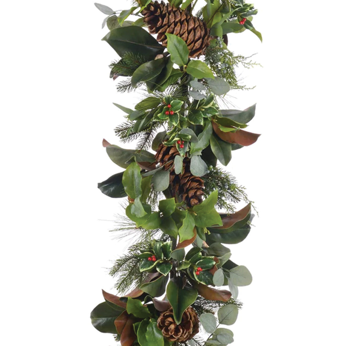 Green American Holiday Garland 5'