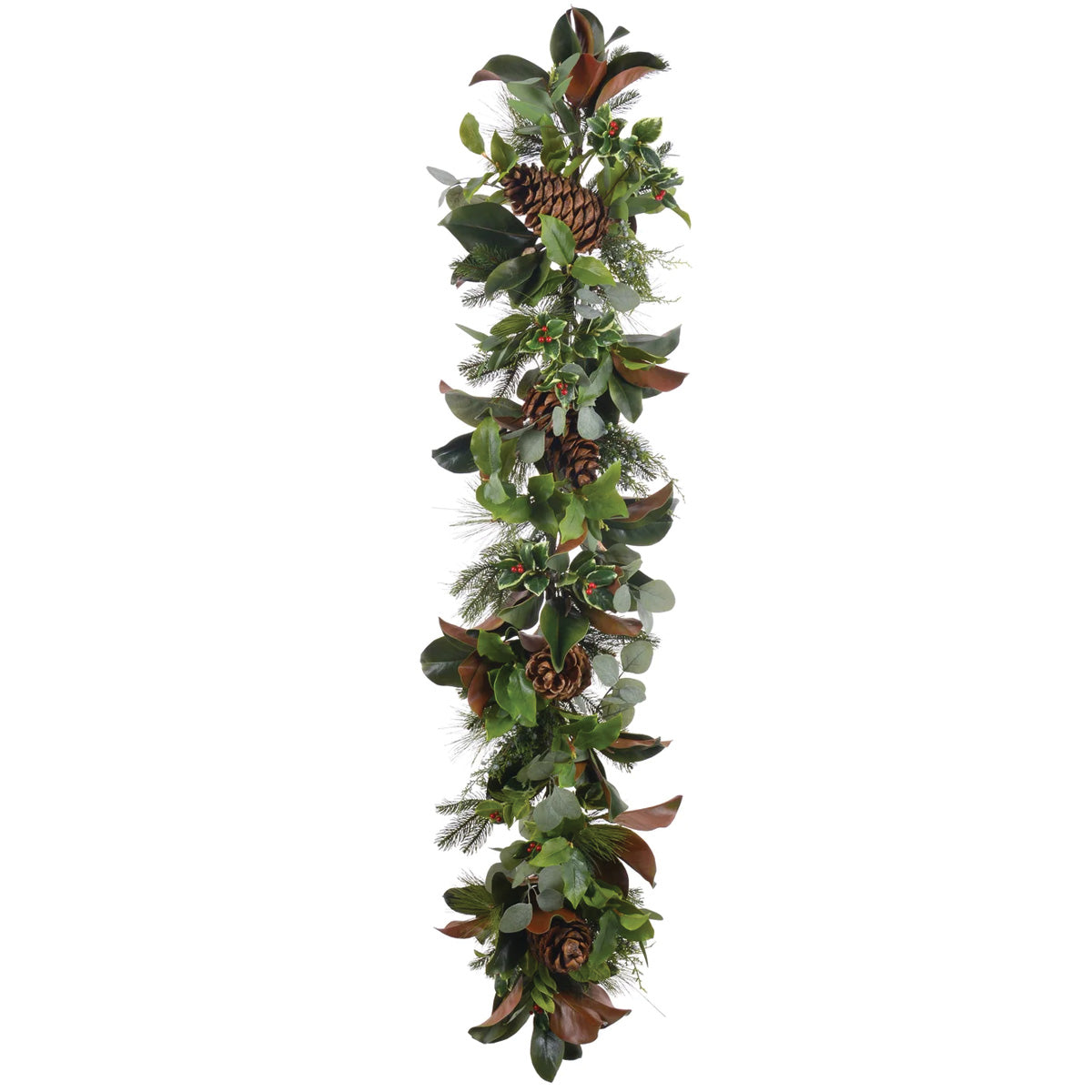 Green American Holiday Garland 5'