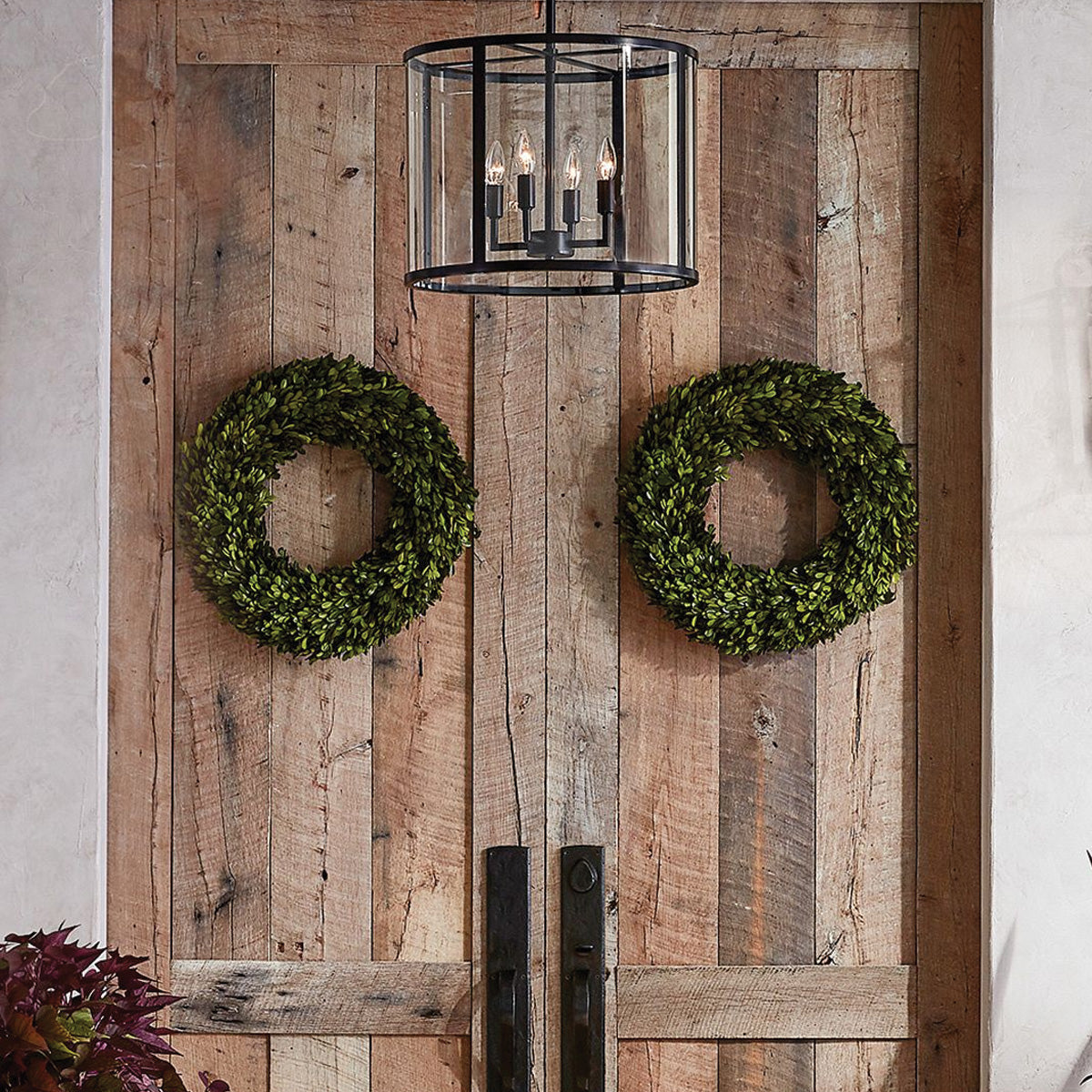 Green Boxwood Wreath 20"