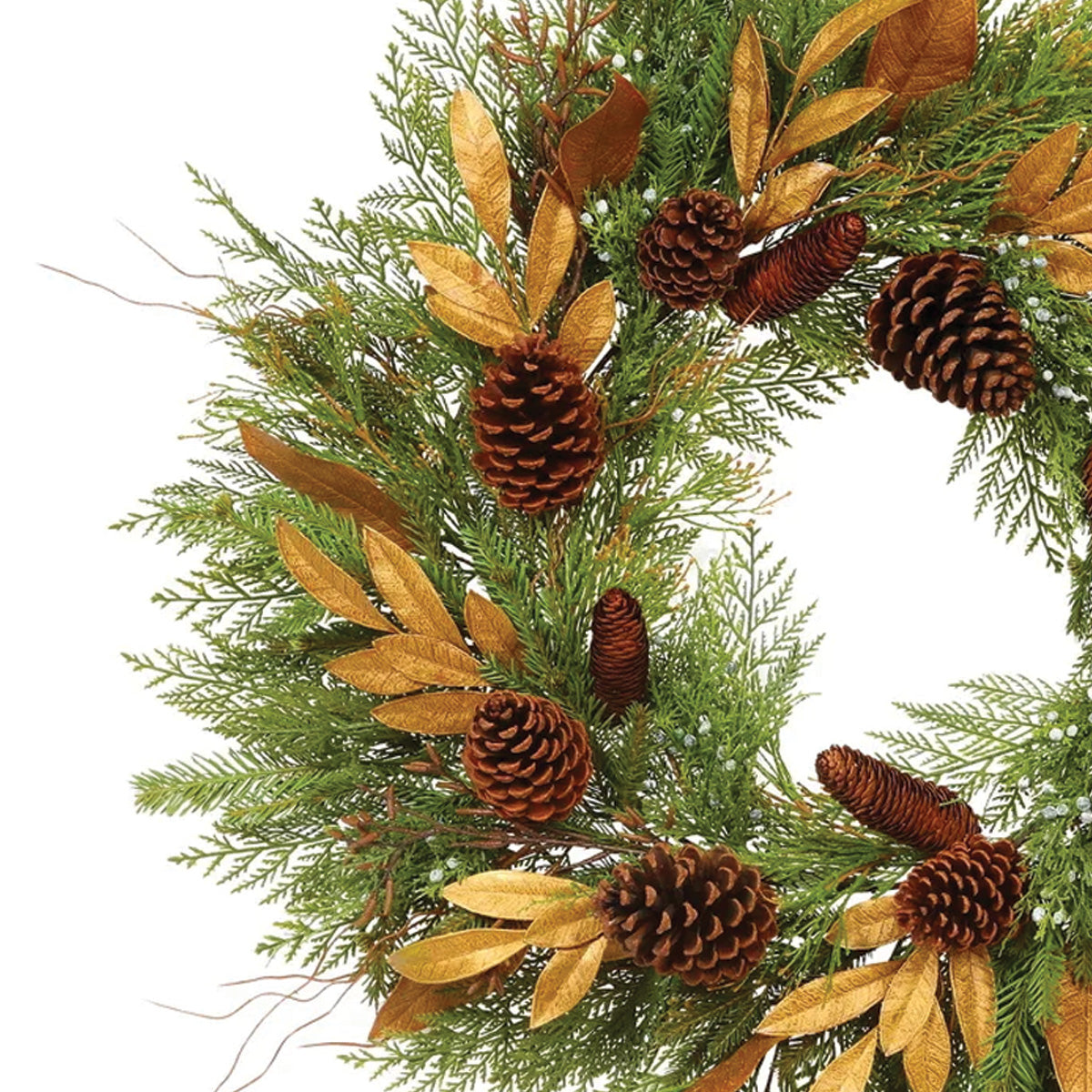 Cedar and Pine Mix Wreath 36"