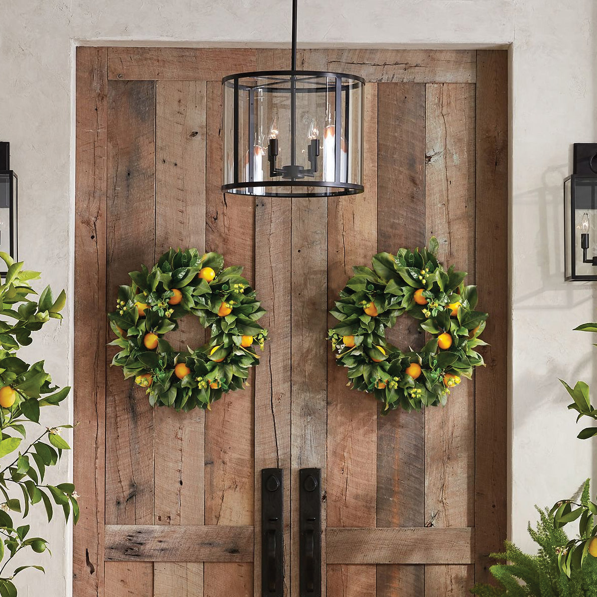 Yellow Citrus Lemon Wreath