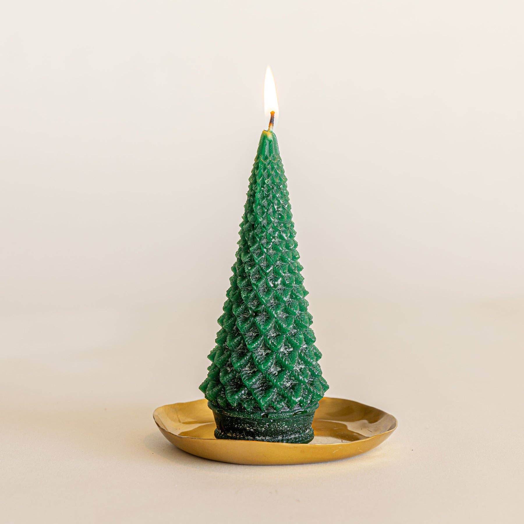 Accent Sculpted Tree Candle Forest Small
