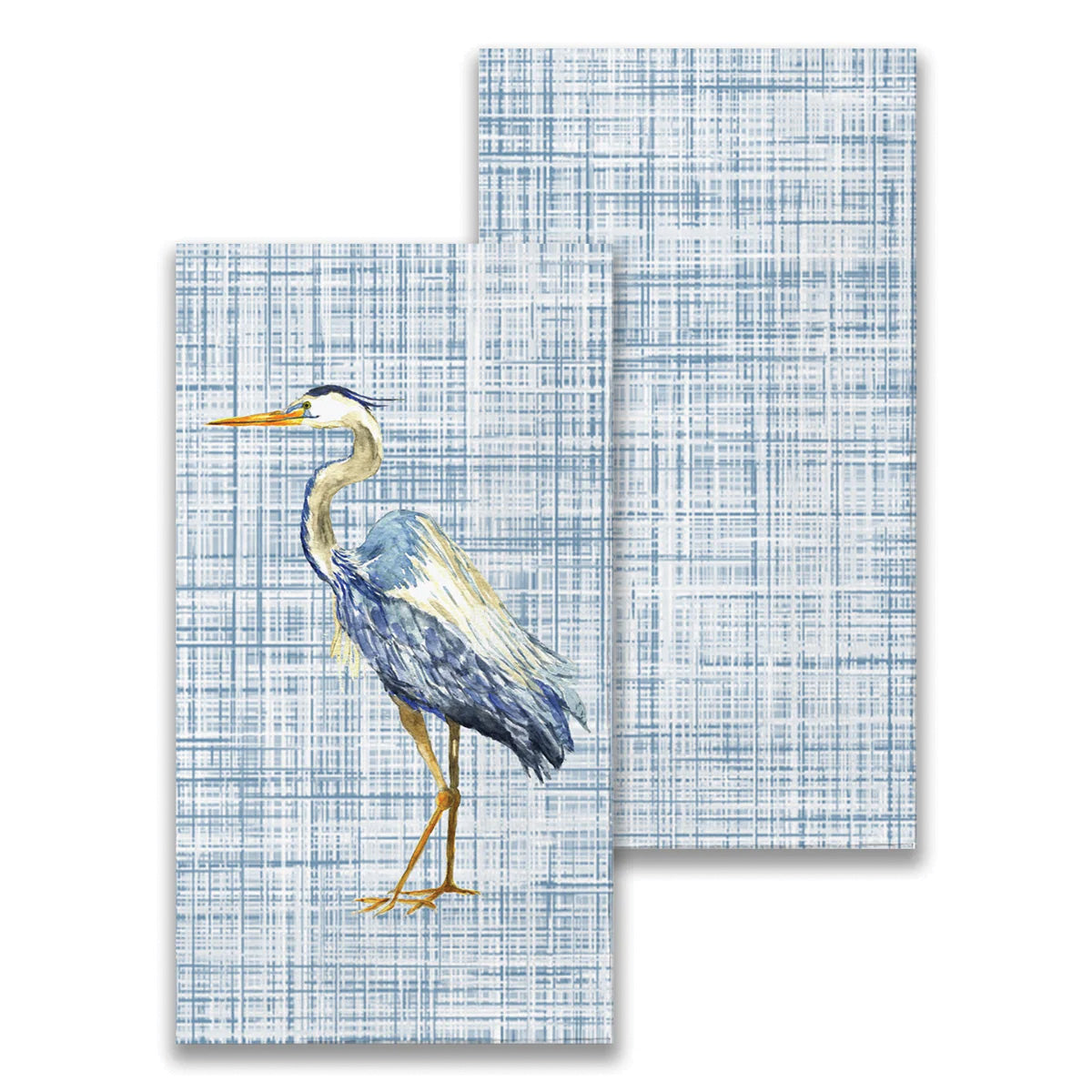 Paper Guest Towel Blue Heron