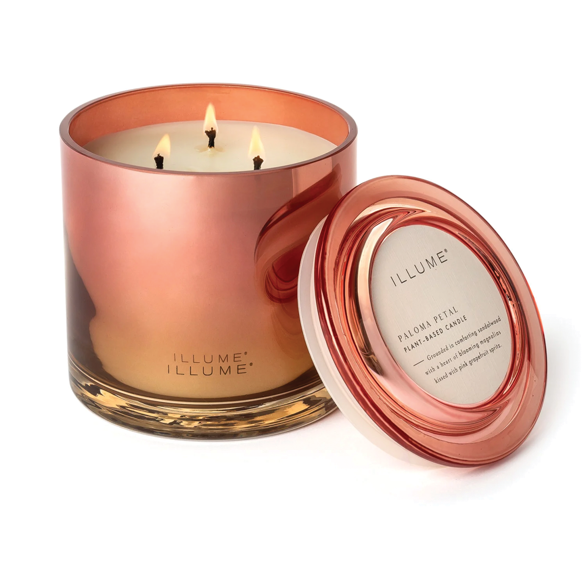 Lidded Paloma Petal Plant Based Candle