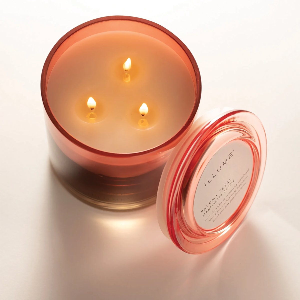 Lidded Paloma Petal Plant Based Candle
