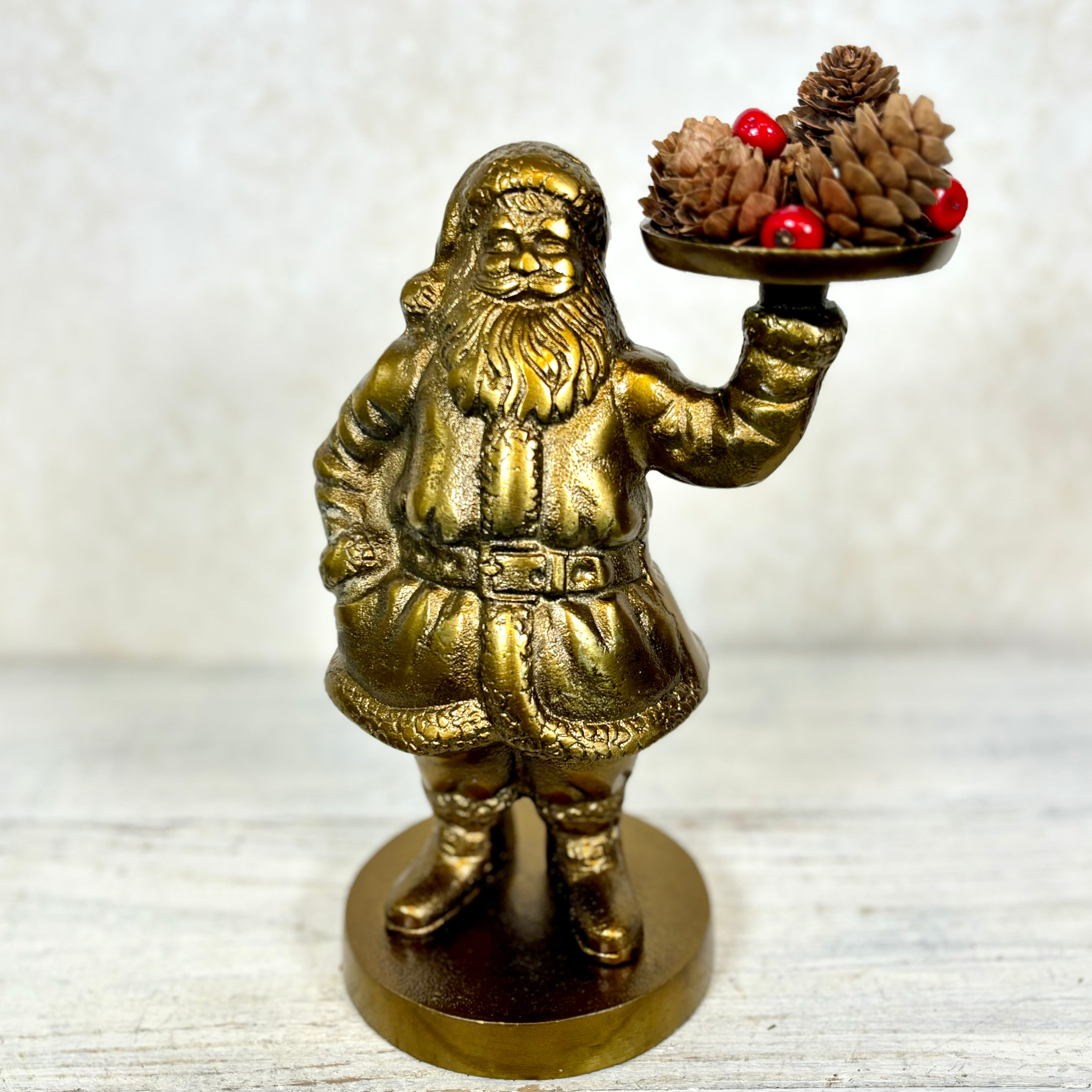 Saint Nick Brass Figurine