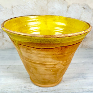 Cottage Crafted Bowl Yellow Medium