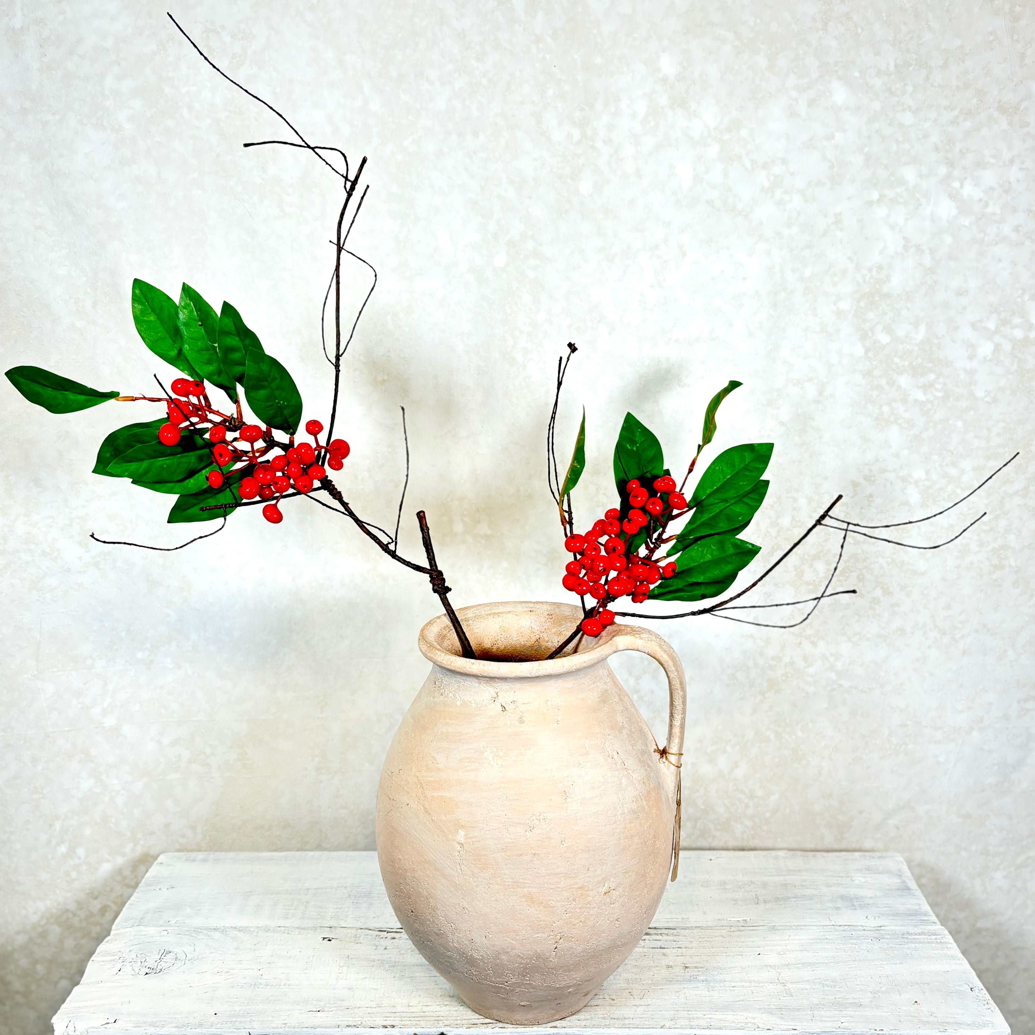 Berry Spray Red with Twigs
