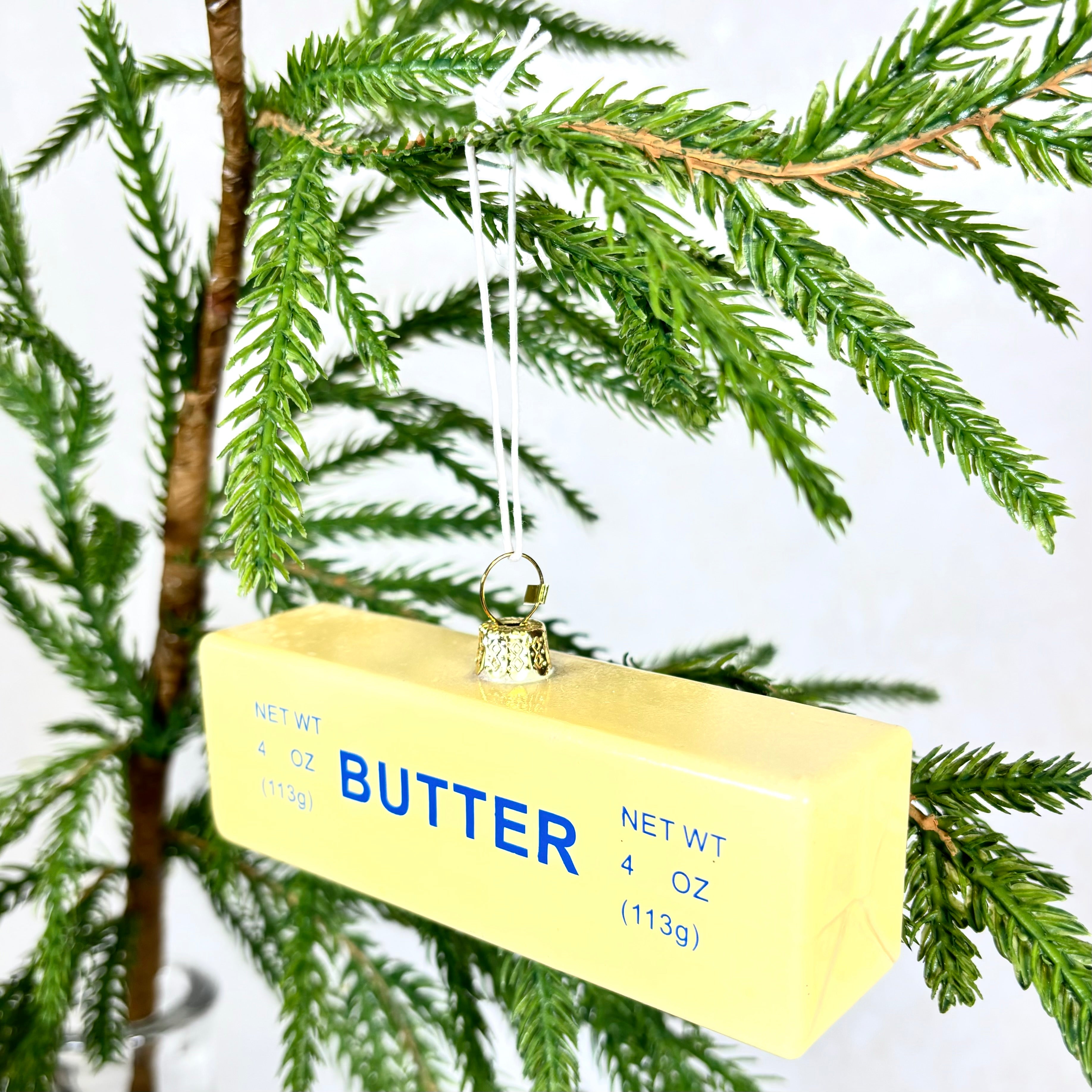 Stick of Butter Glass Ornament