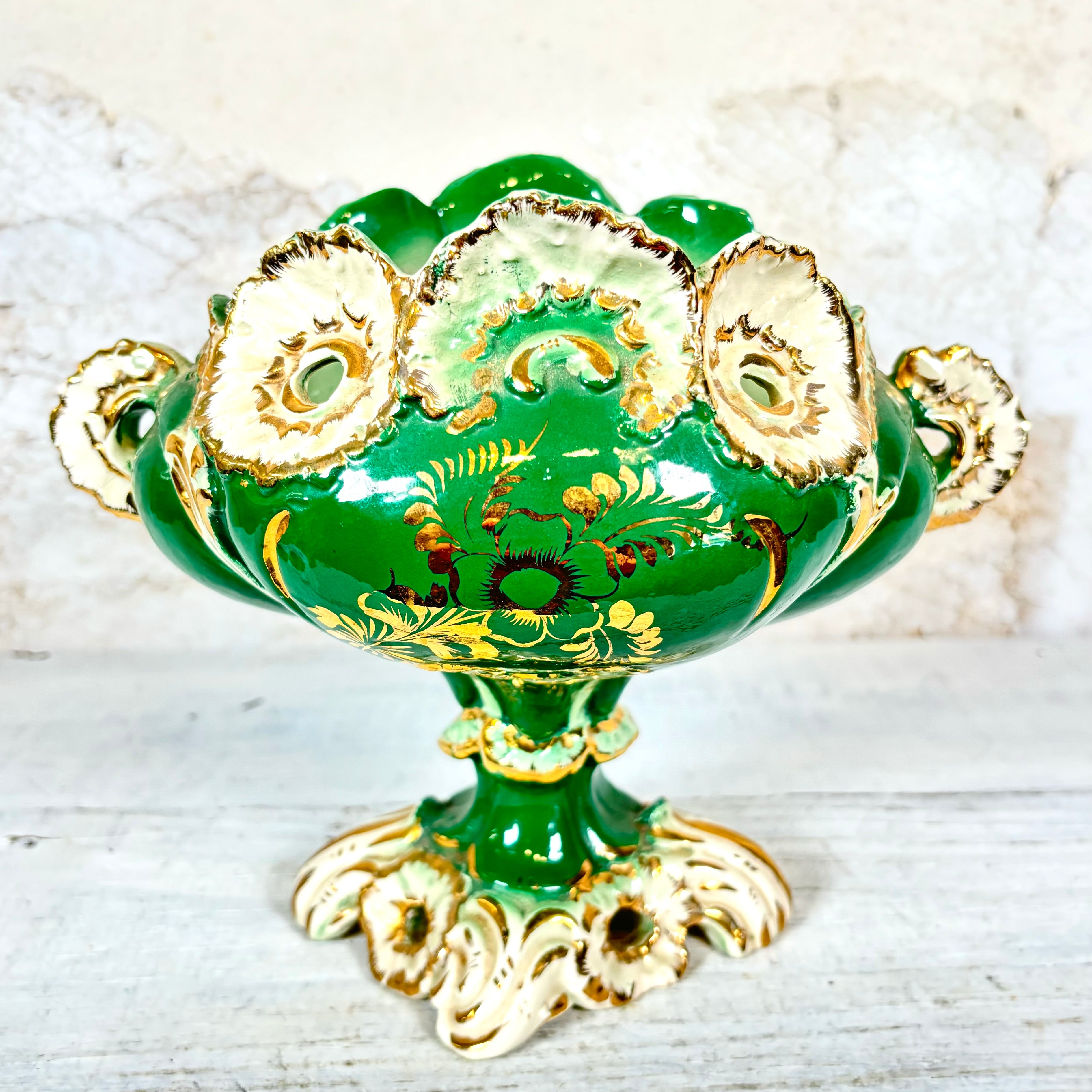 Vintage Italian Porcelain Compote