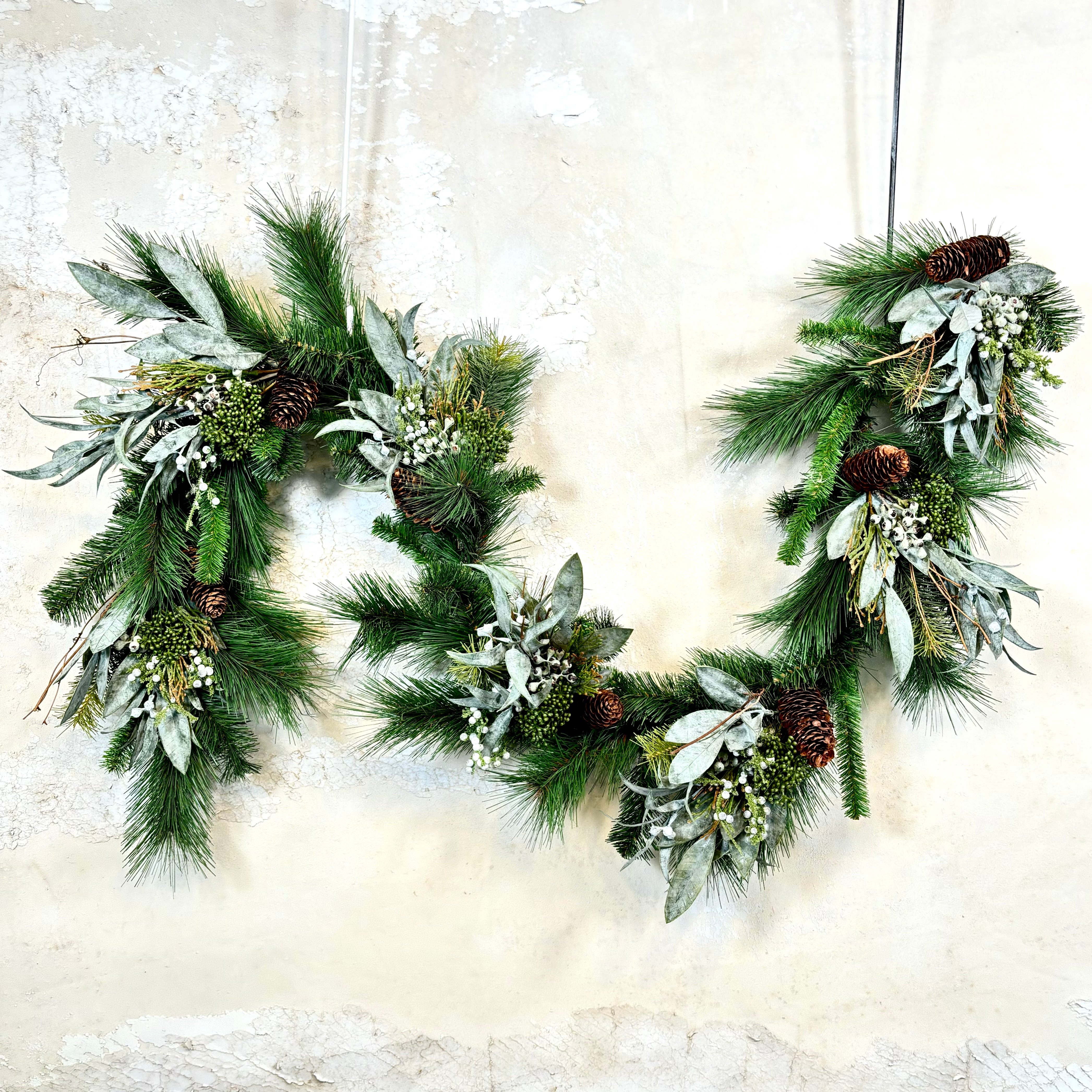 6 ft. Seeded Eucalyptus and Pine Garland