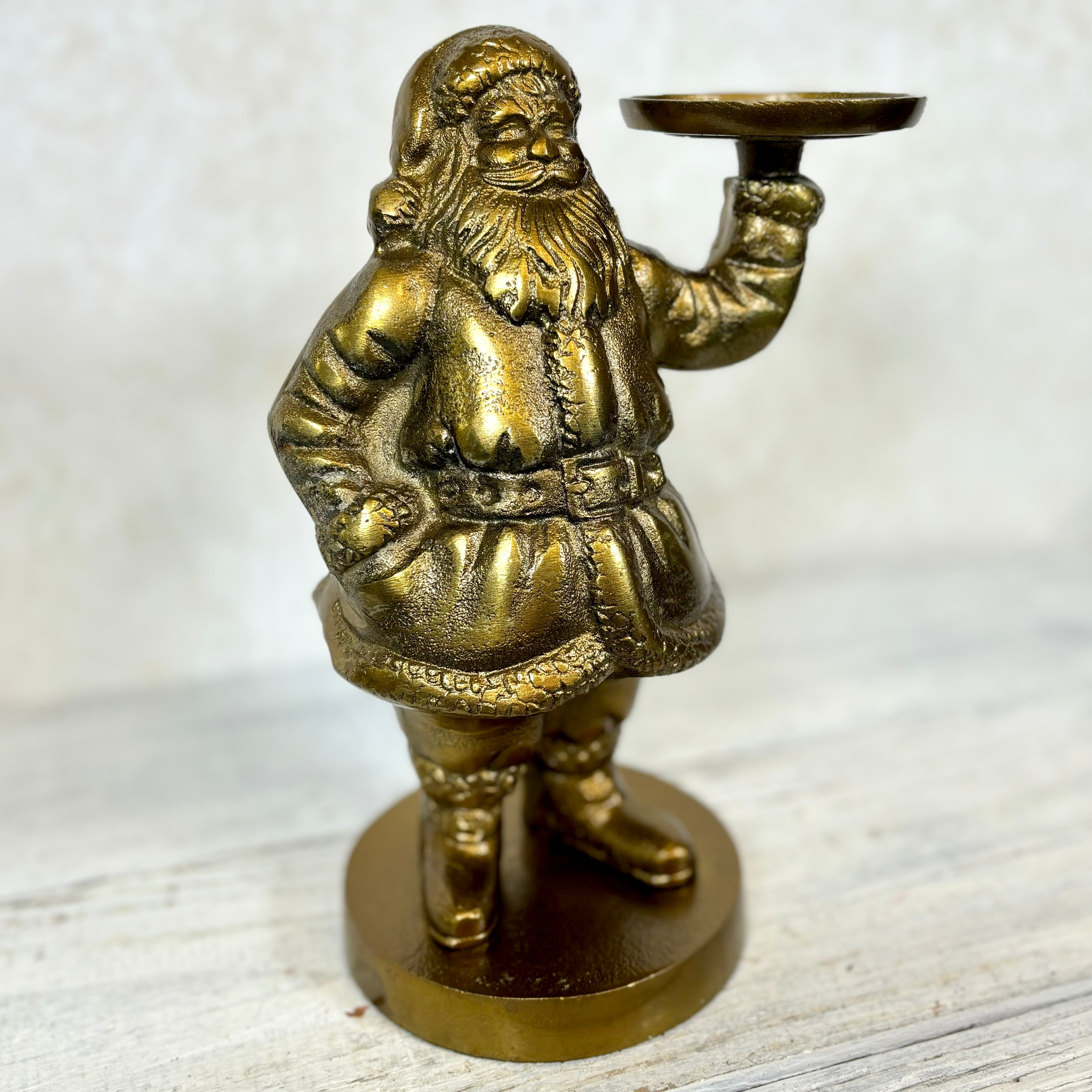 Saint Nick Brass Figurine