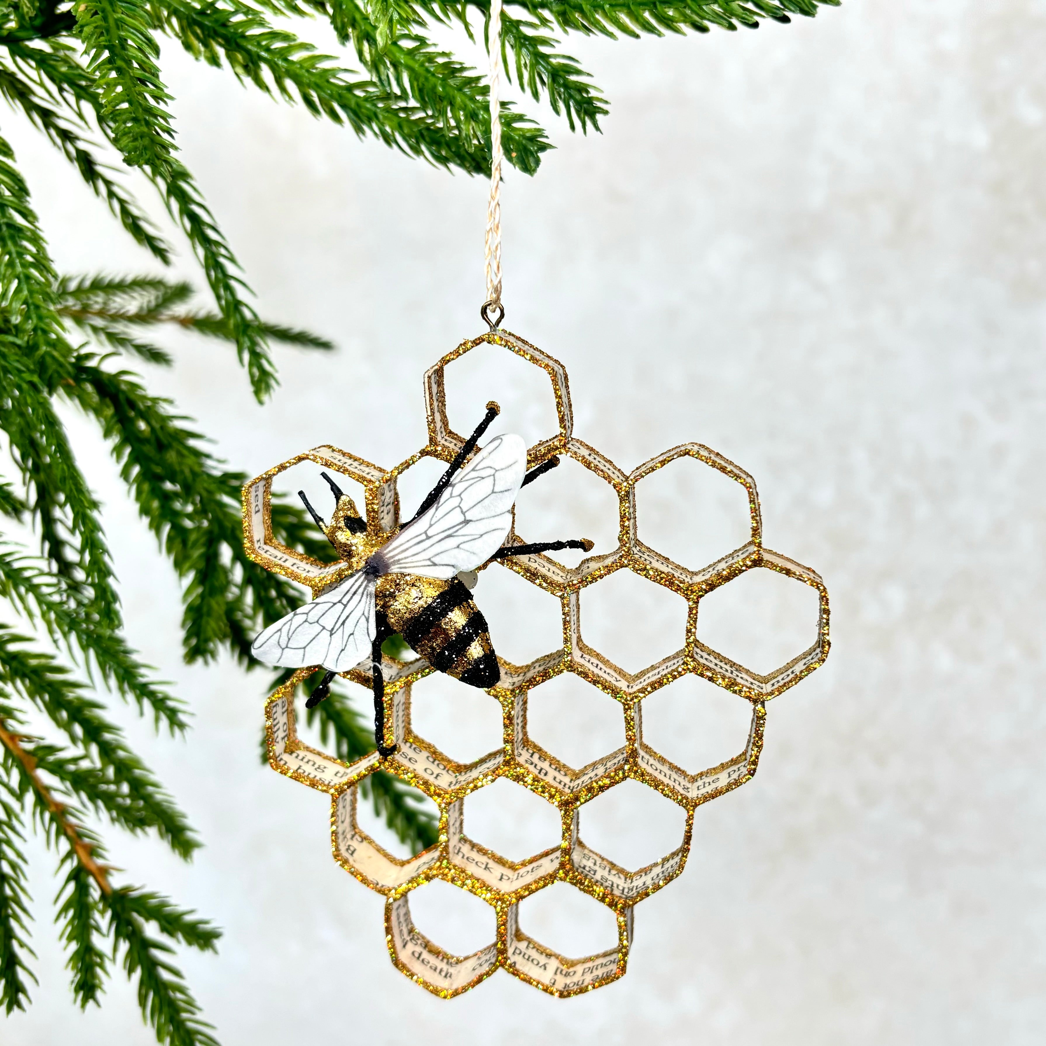 Paper Honeycomb Paper Mache Ornament