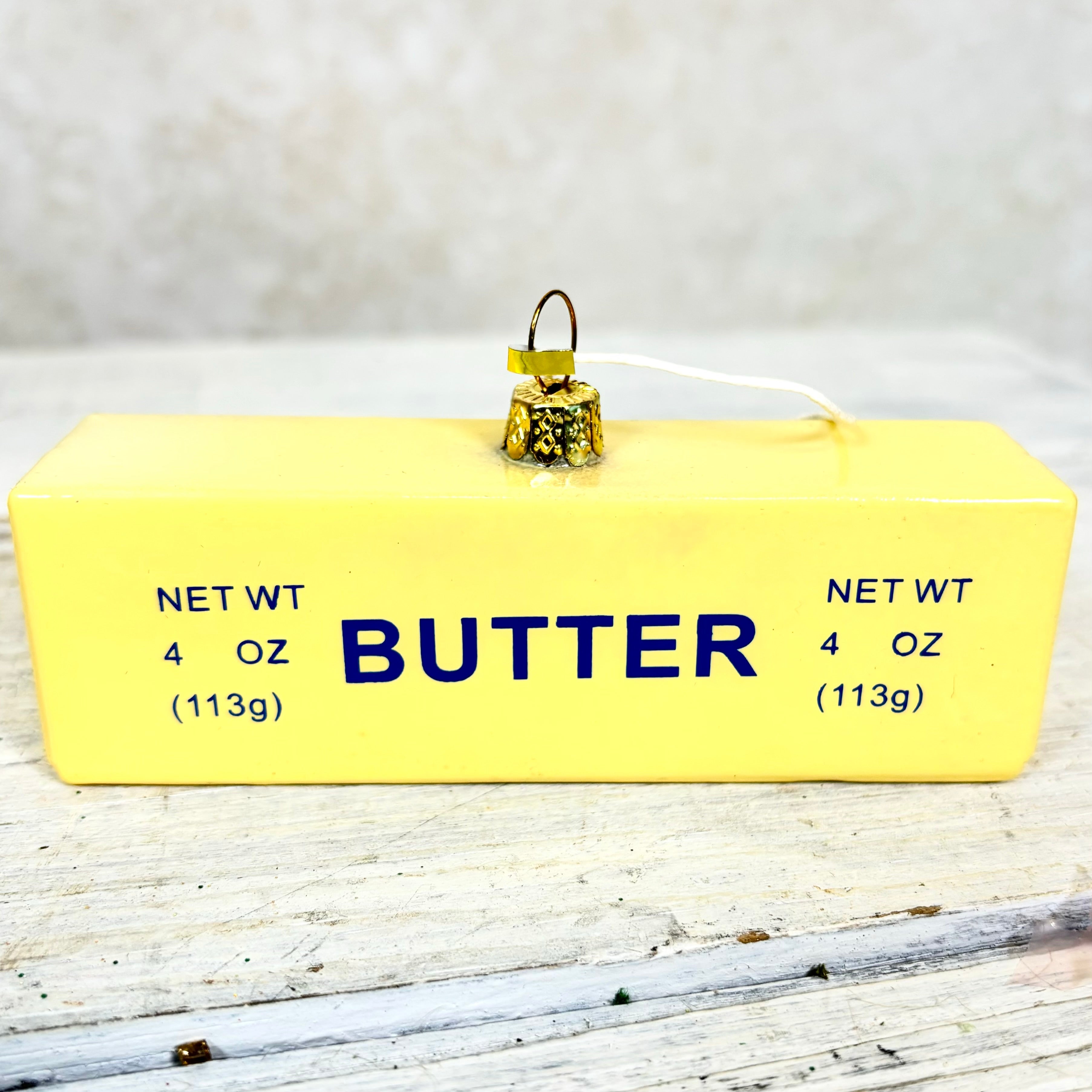 Stick of Butter Glass Ornament