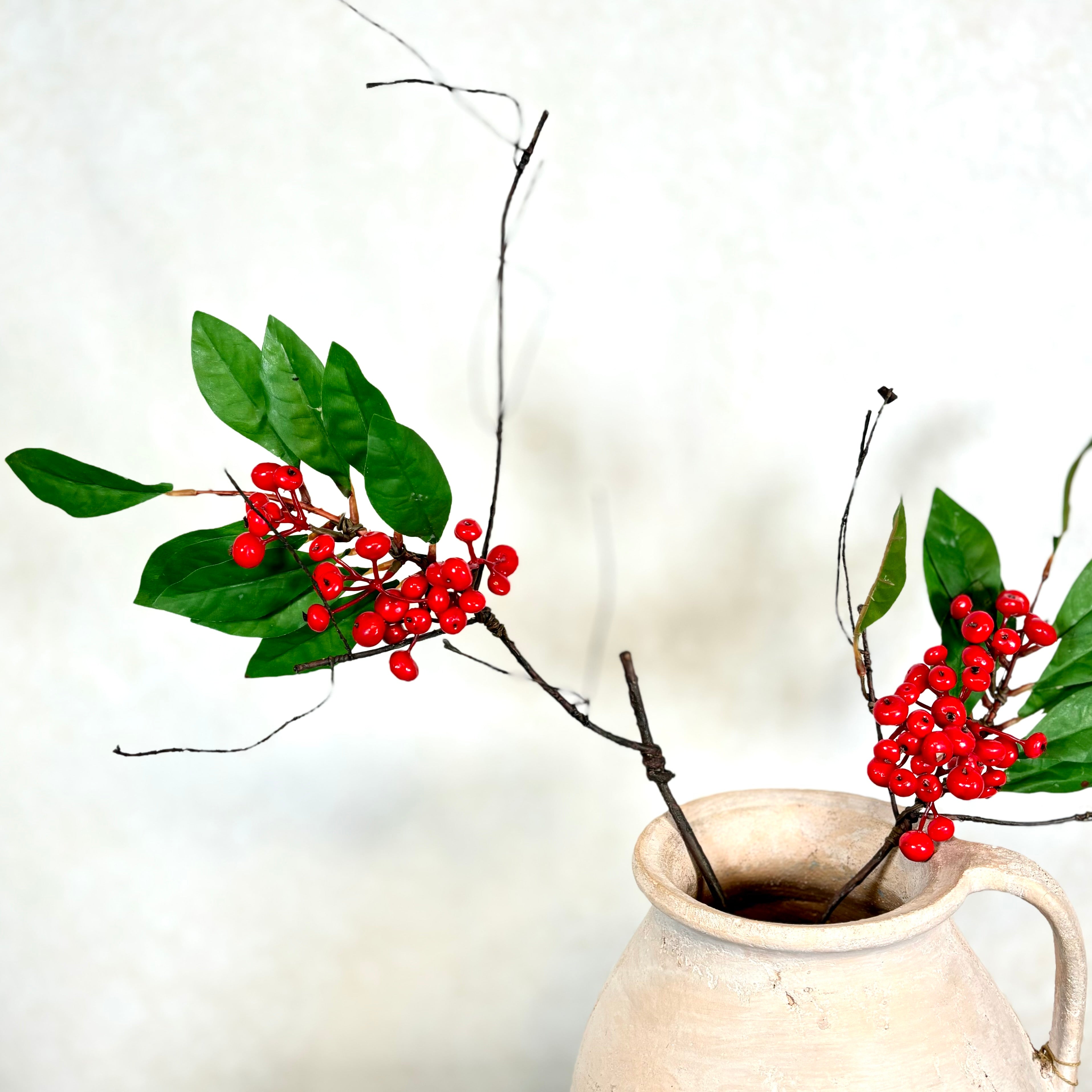 Berry Spray Red with Twigs