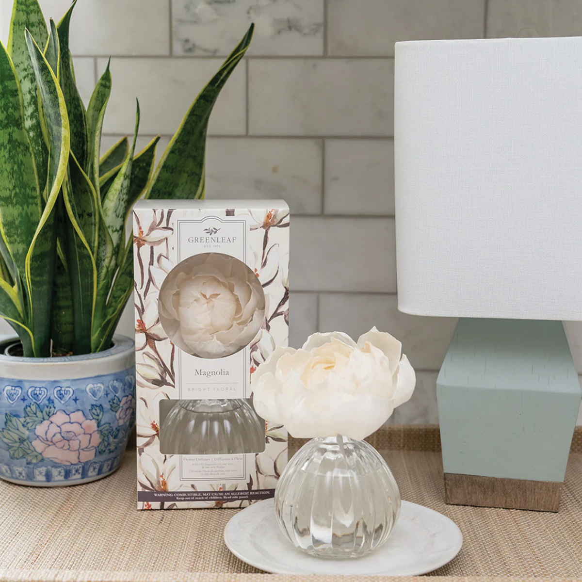 Magnolia Bright Floral Flower Diffuser