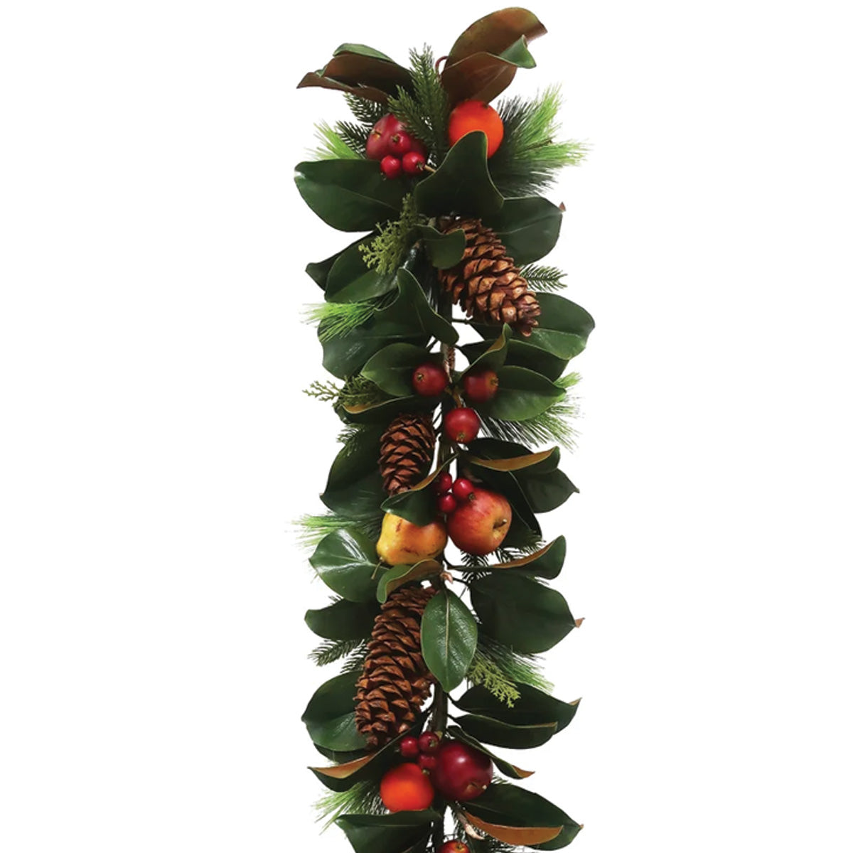 Magnolia Leaf and Fruit Garland 5'