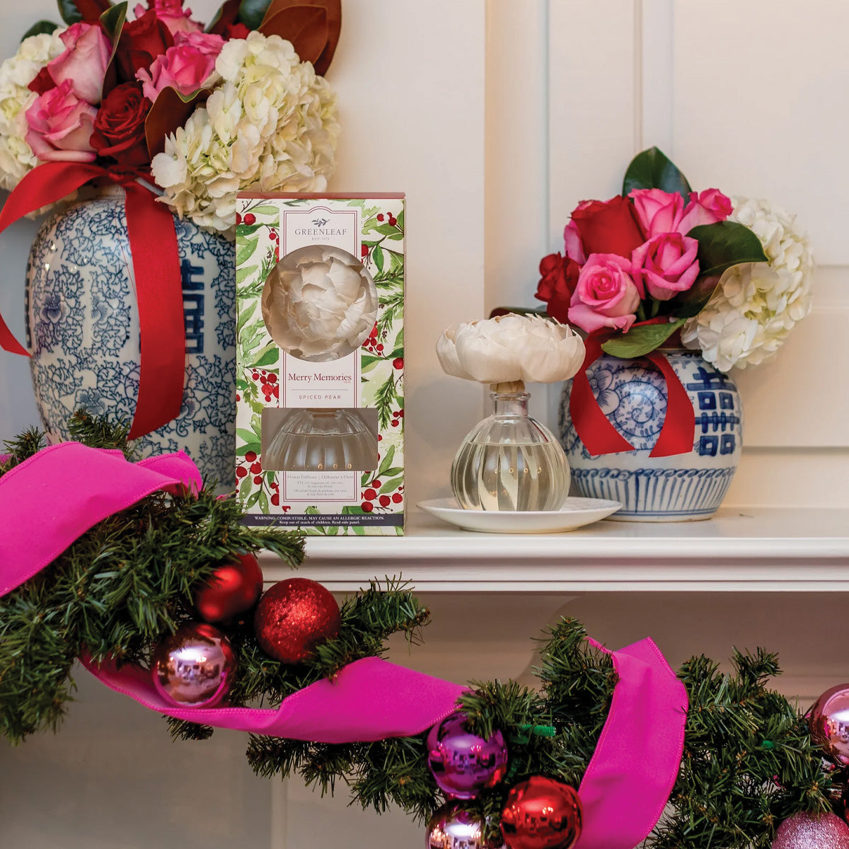 Merry Memories Spiced Pear Flower Diffuser