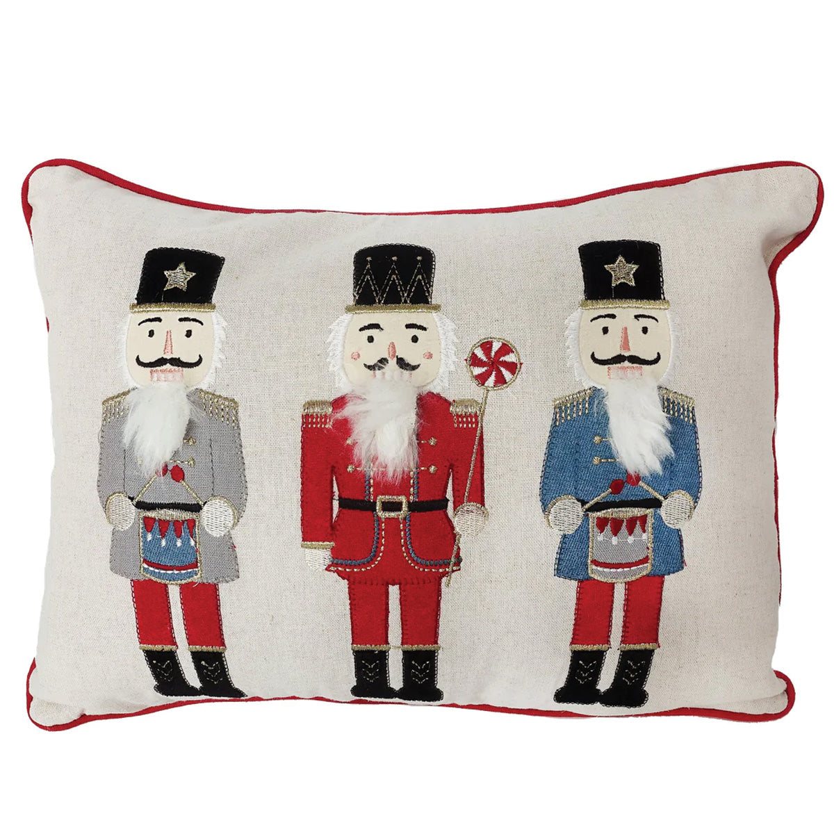 Nutcracker Suite Lumbar Cream Pillow