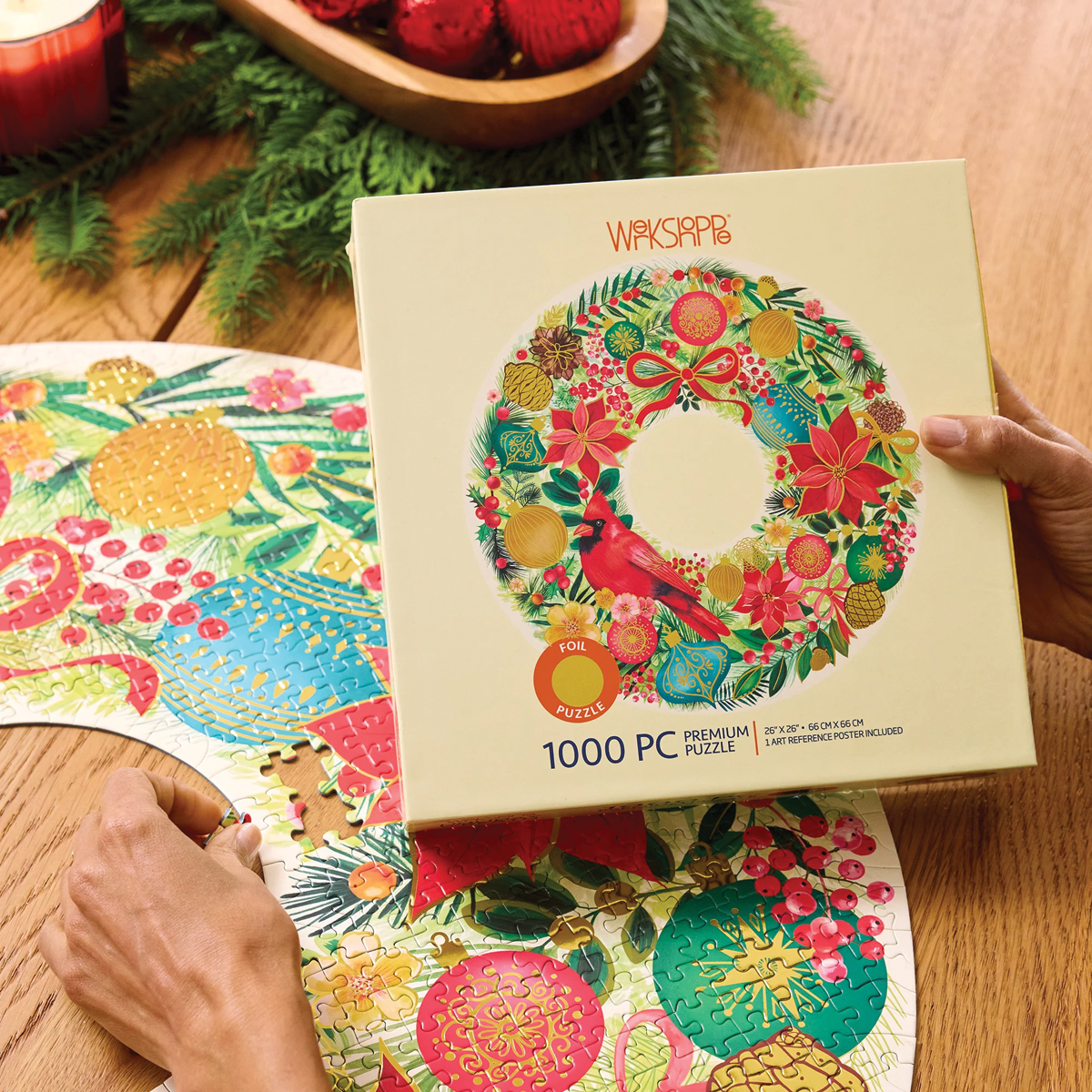 Holiday Wreath Puzzle