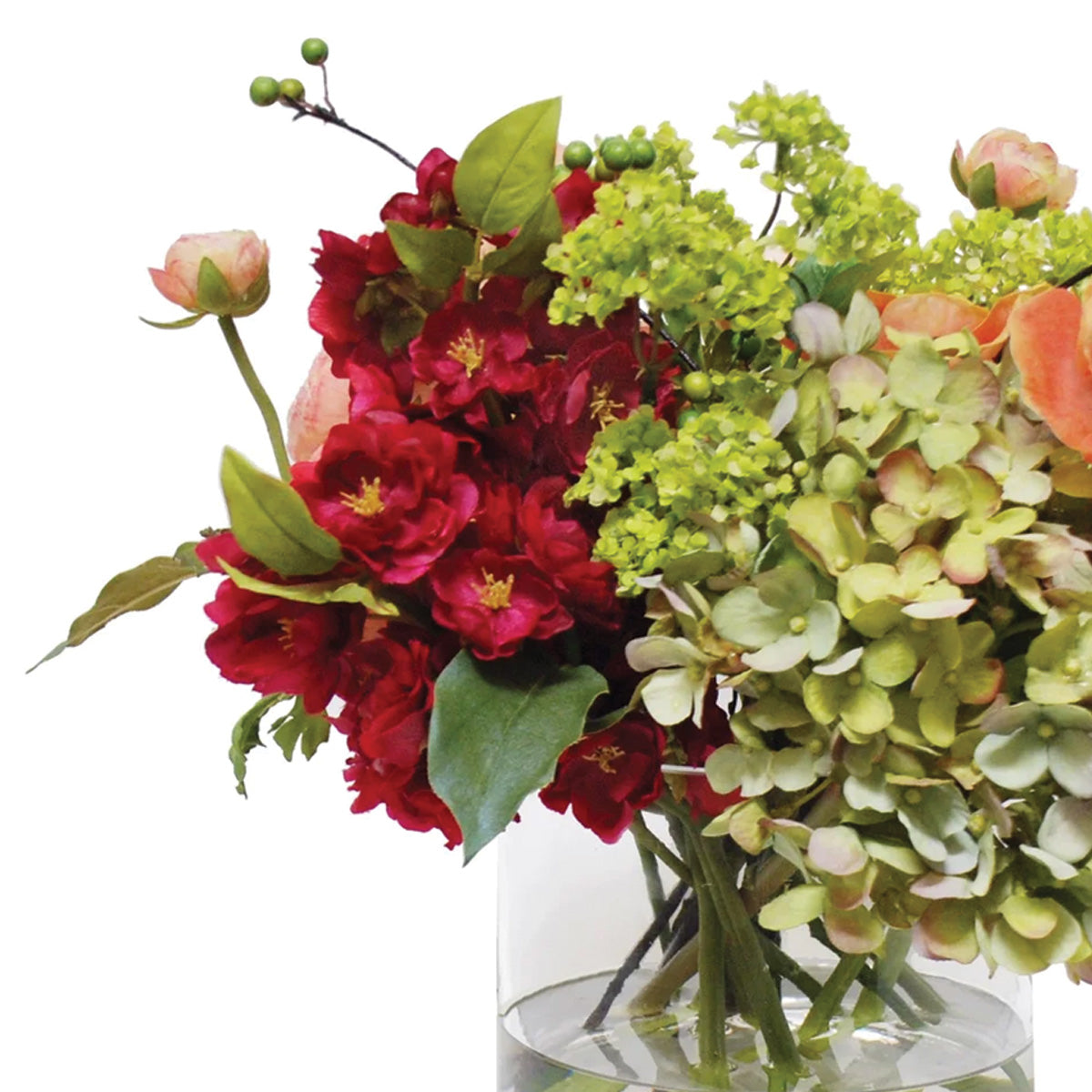 Ranunculus and Anemone in Vase