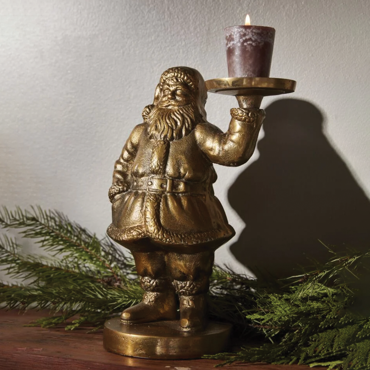 Saint Nick Brass Figurine
