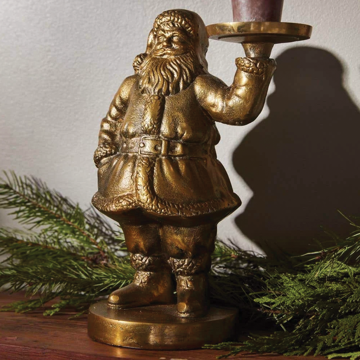 Saint Nick Brass Figurine