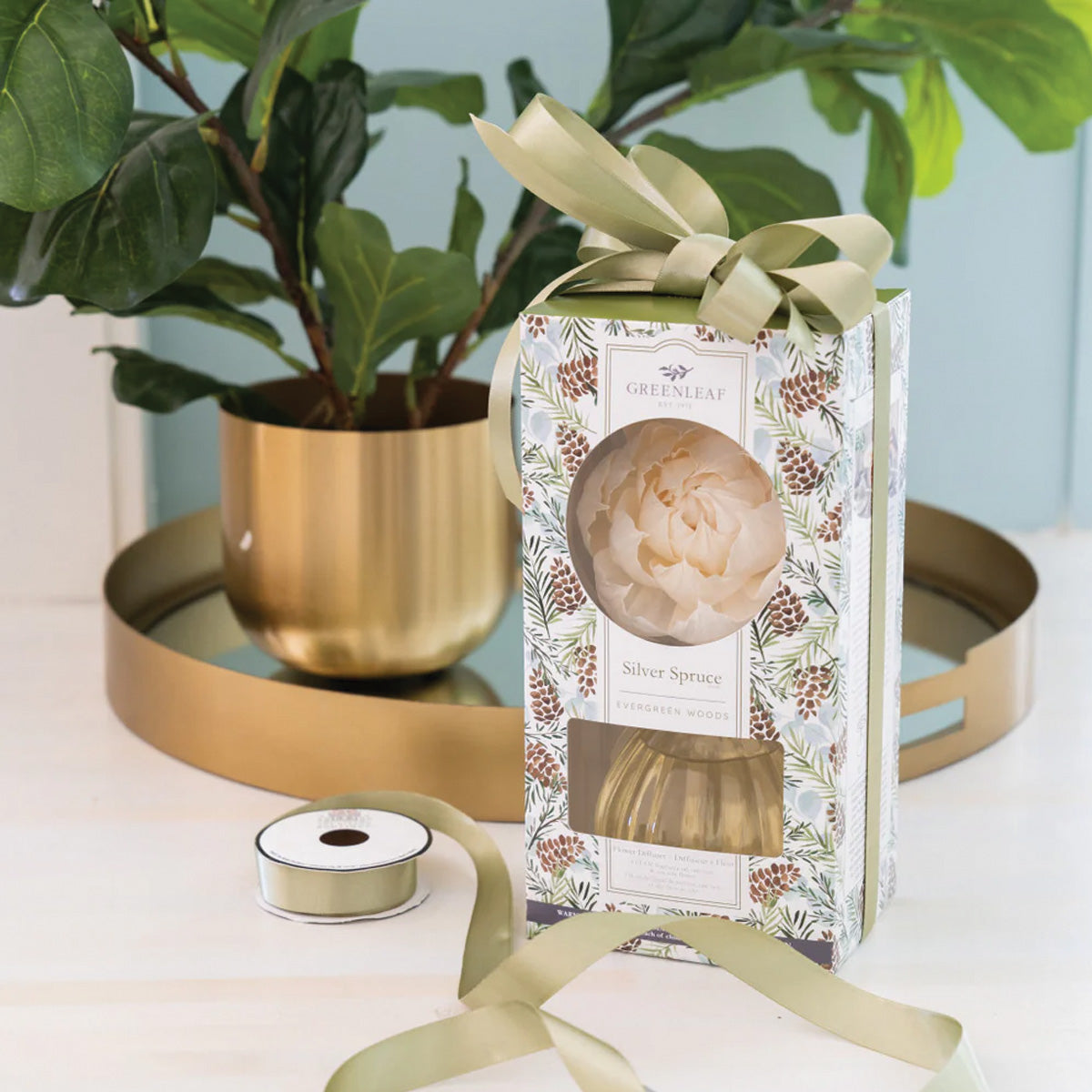 Silver Spruce Evergreen Woods Flower Diffuser