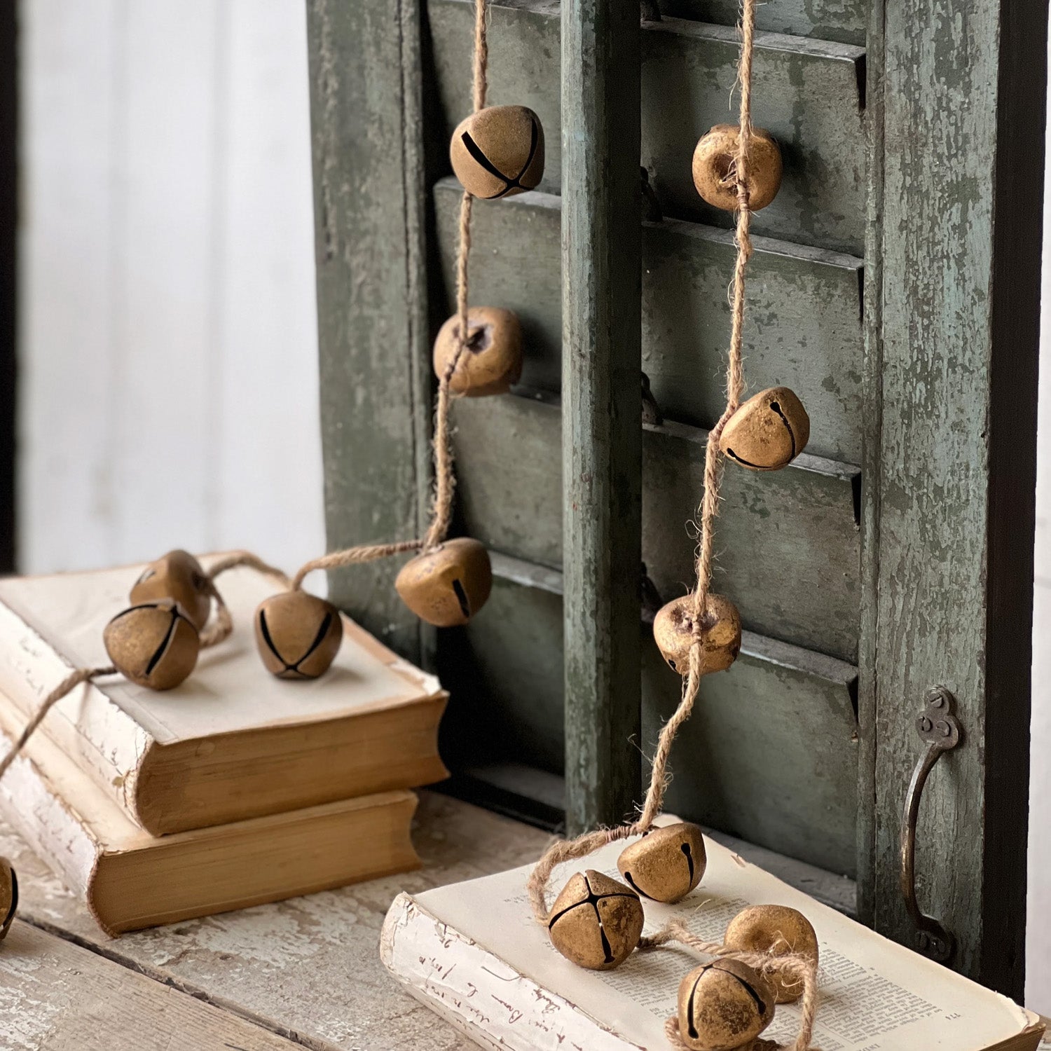 Small Gold Jingle Bell Garland