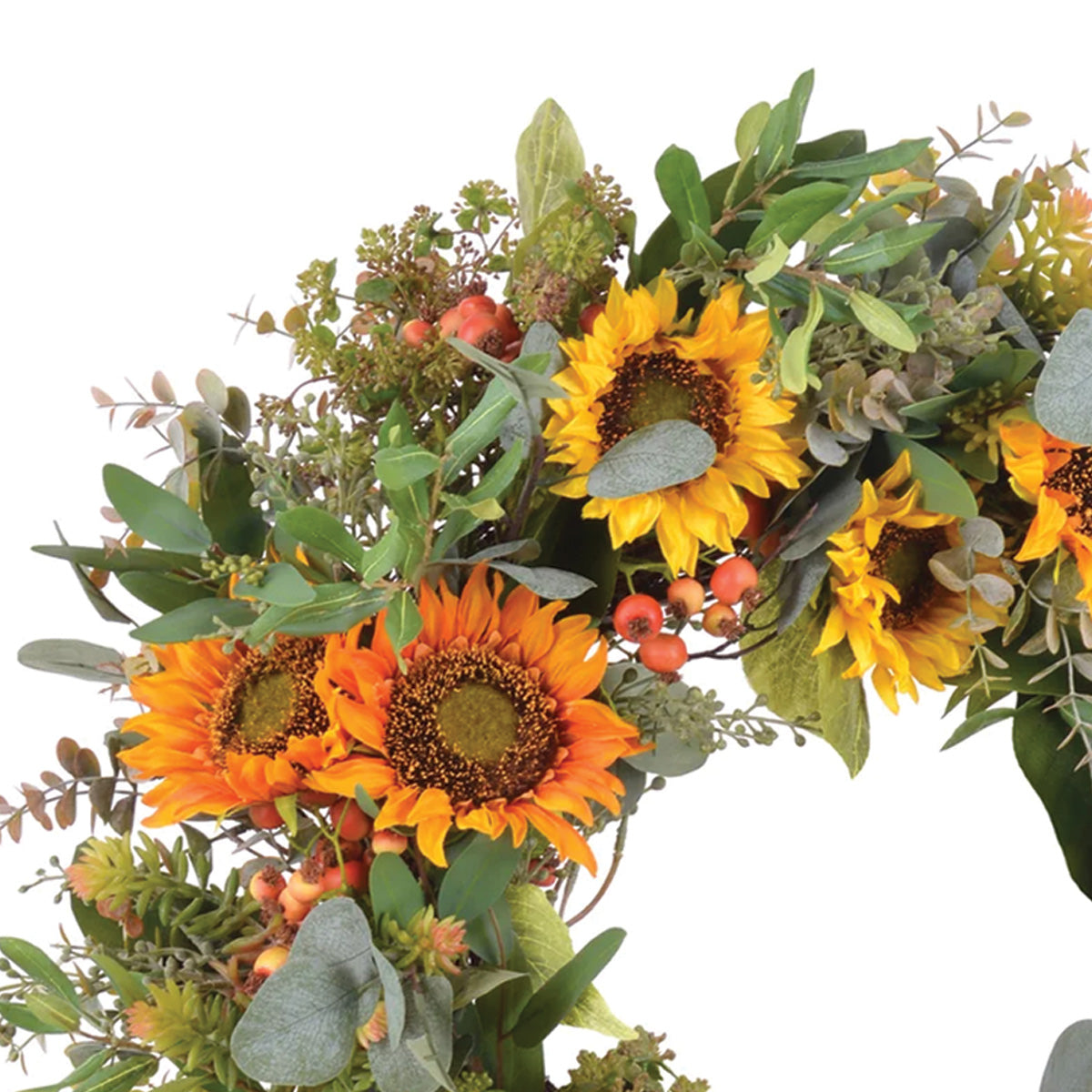 Sunflower Wreath 26"