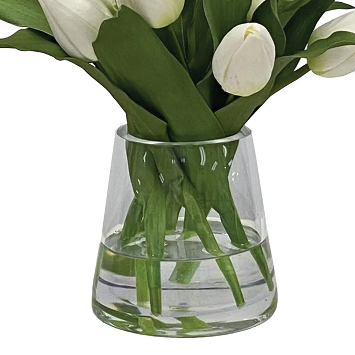 White Tulip in Vase 13"