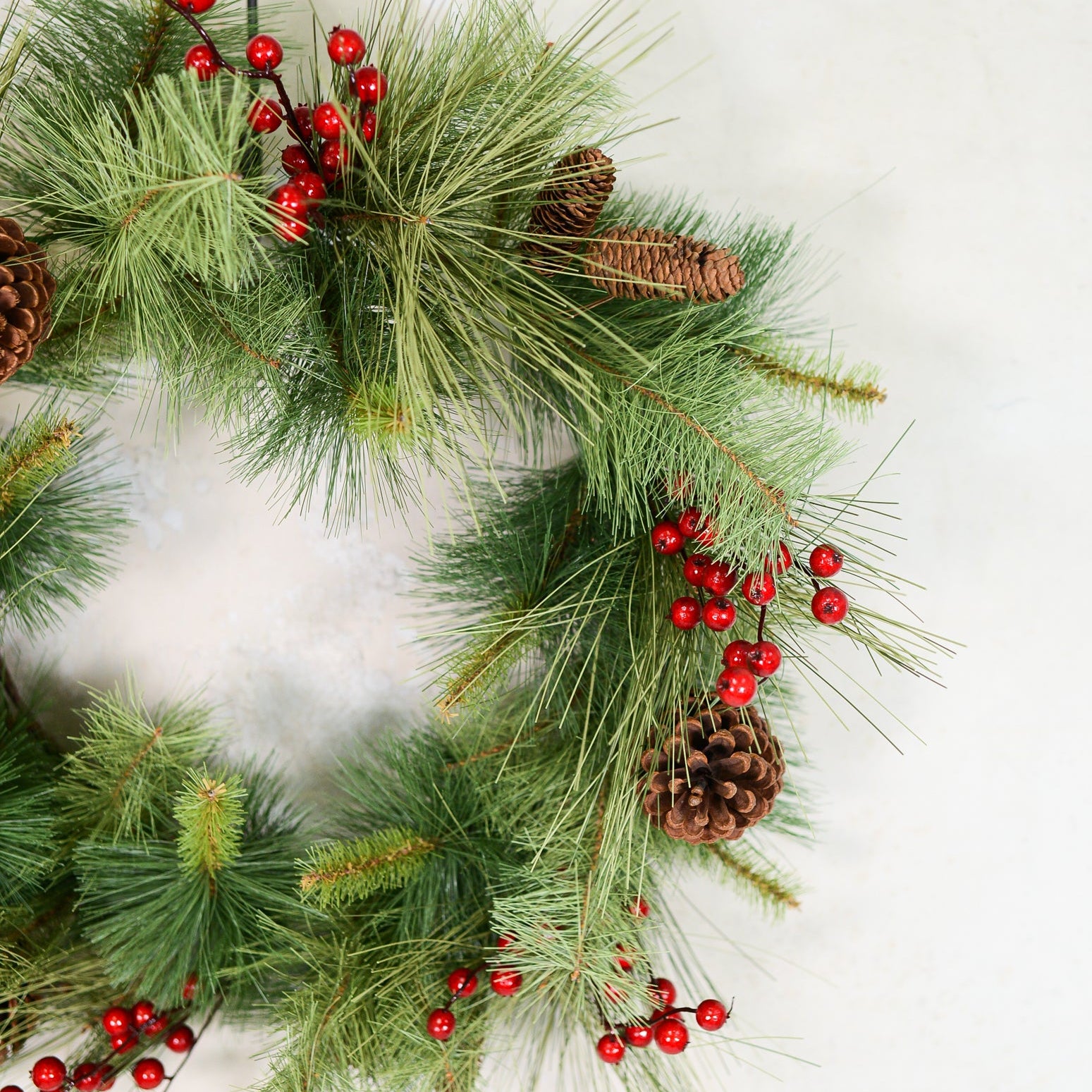 30"D Adirondack Pine Wreath