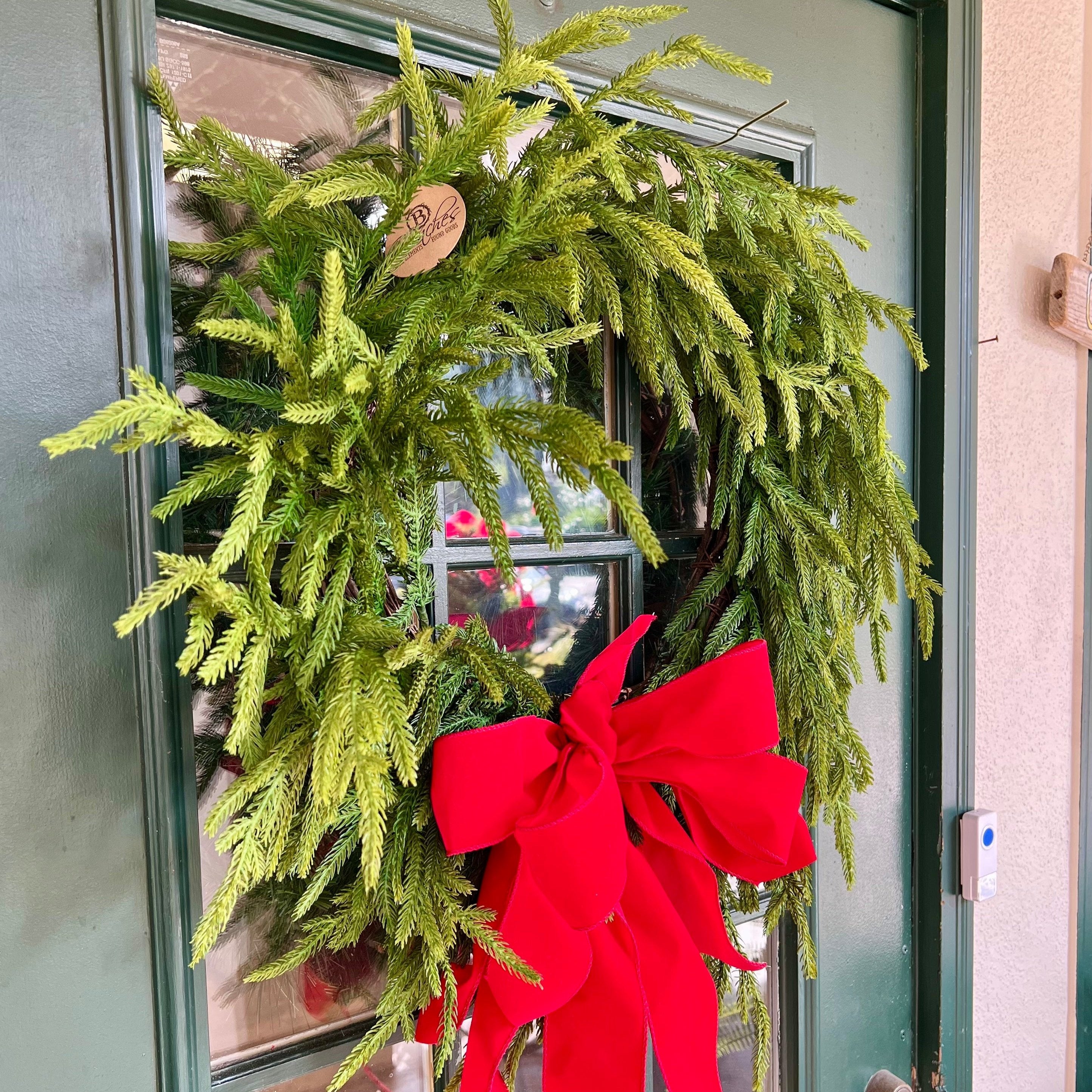 27"D Norfolk Natural Touch Pine Wreath