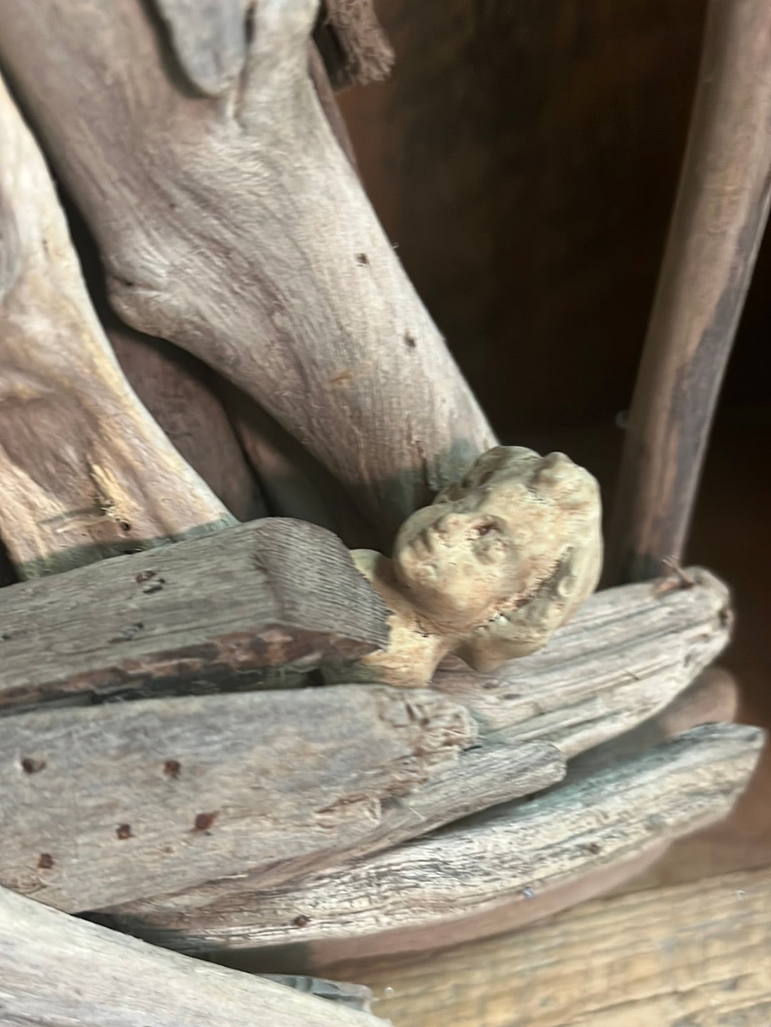 Driftwood Holy Family