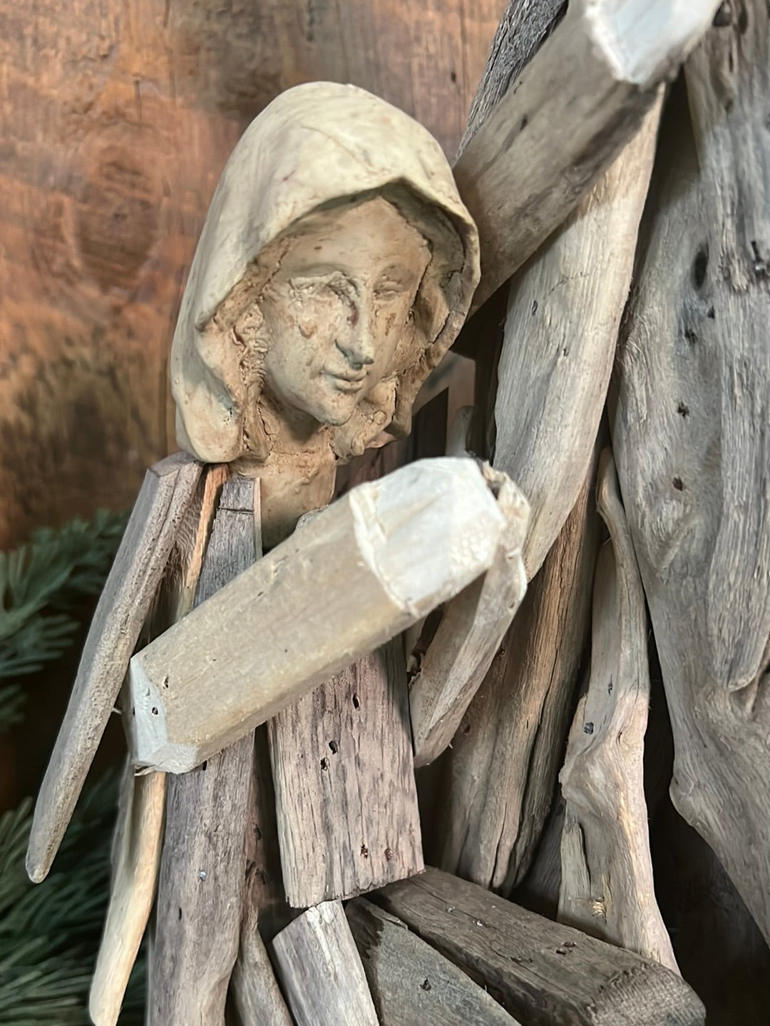 Driftwood Holy Family