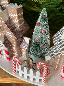 Cardboard Glitter LED Sugar Land Village