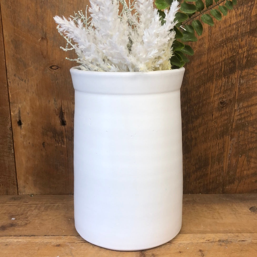 White Terra Cotta Vase