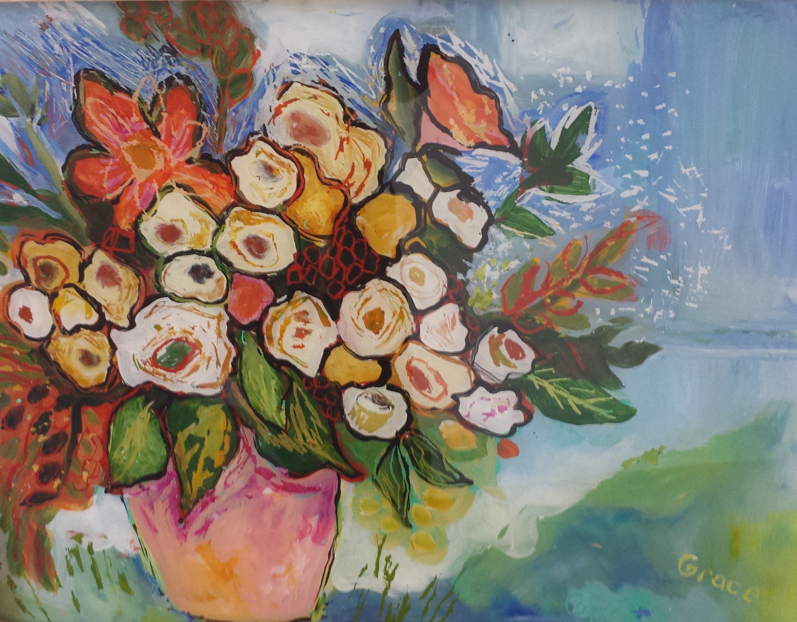 10.30.2025 @ 11AM | Reverse Glass Painting Workshop with Guest Artist Ky Zubatsky - BEGINNER LEVEL
