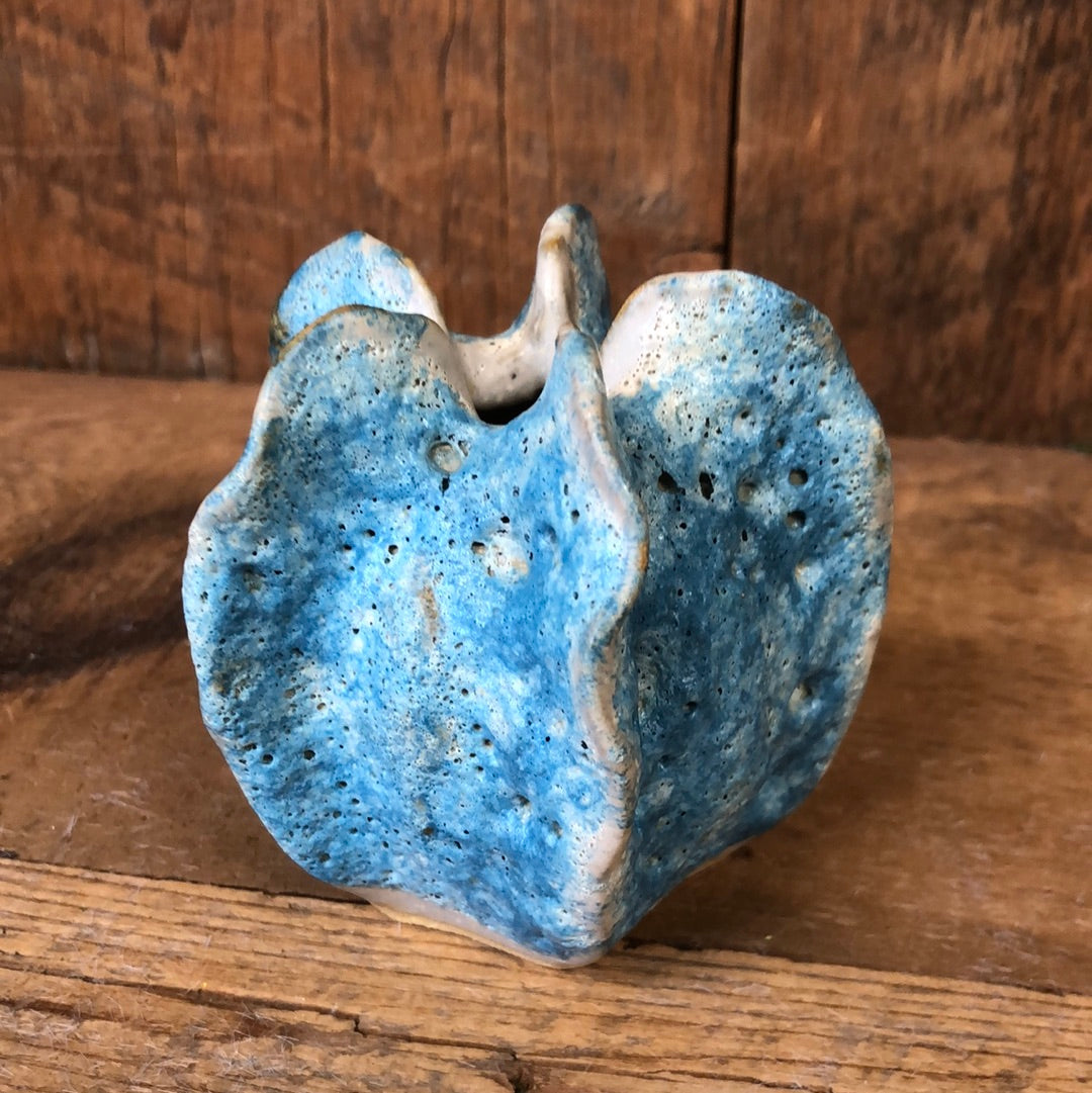 Luffa Mini Sea Blue Vase