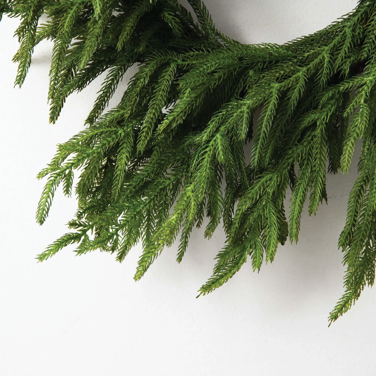 24"D Norfolk Pine Wreath Soft Touch