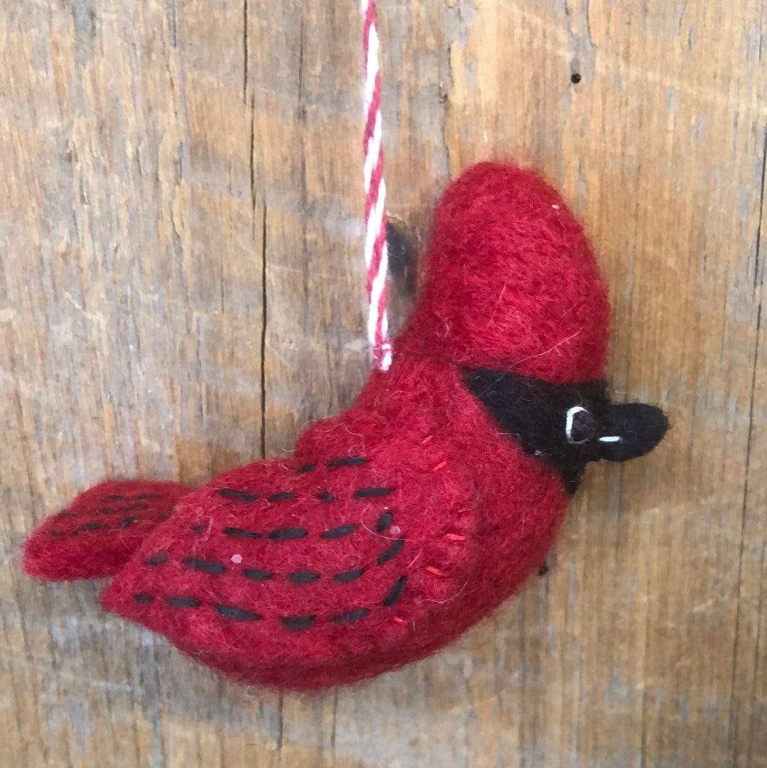 Felt Cardinal Ornament