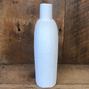 Bookend White Resin Vase
