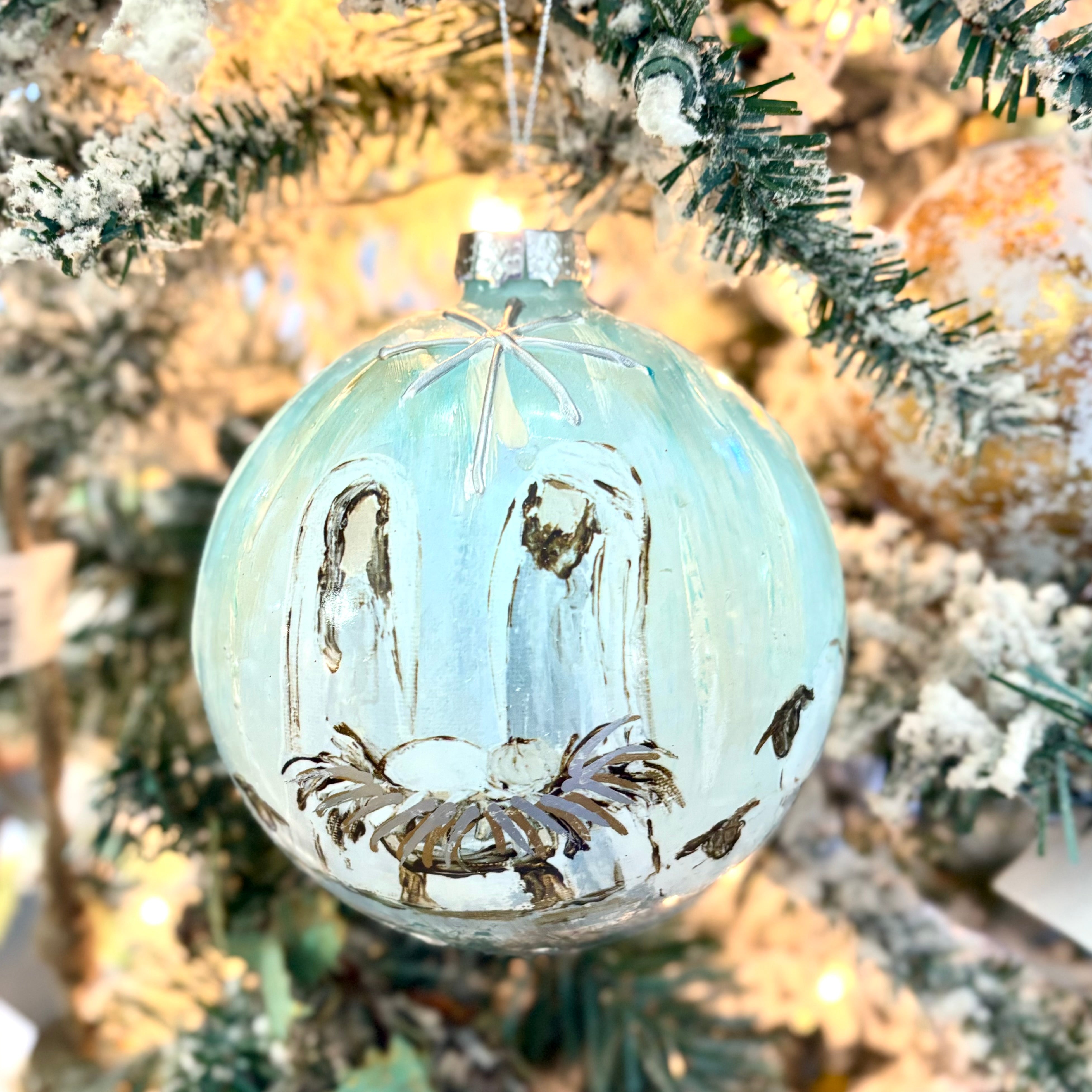 Holy Family Ball Ornament